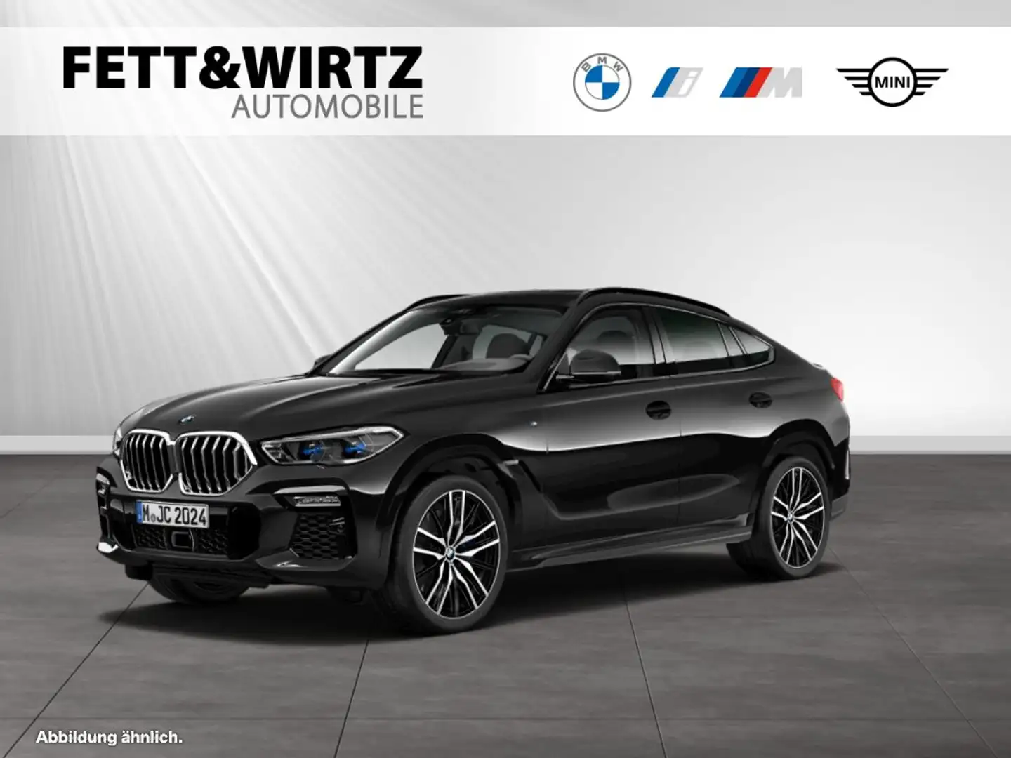 BMW X6 xDrive30d MSport AHK Pano PA+ LCProf Schwarz - 1