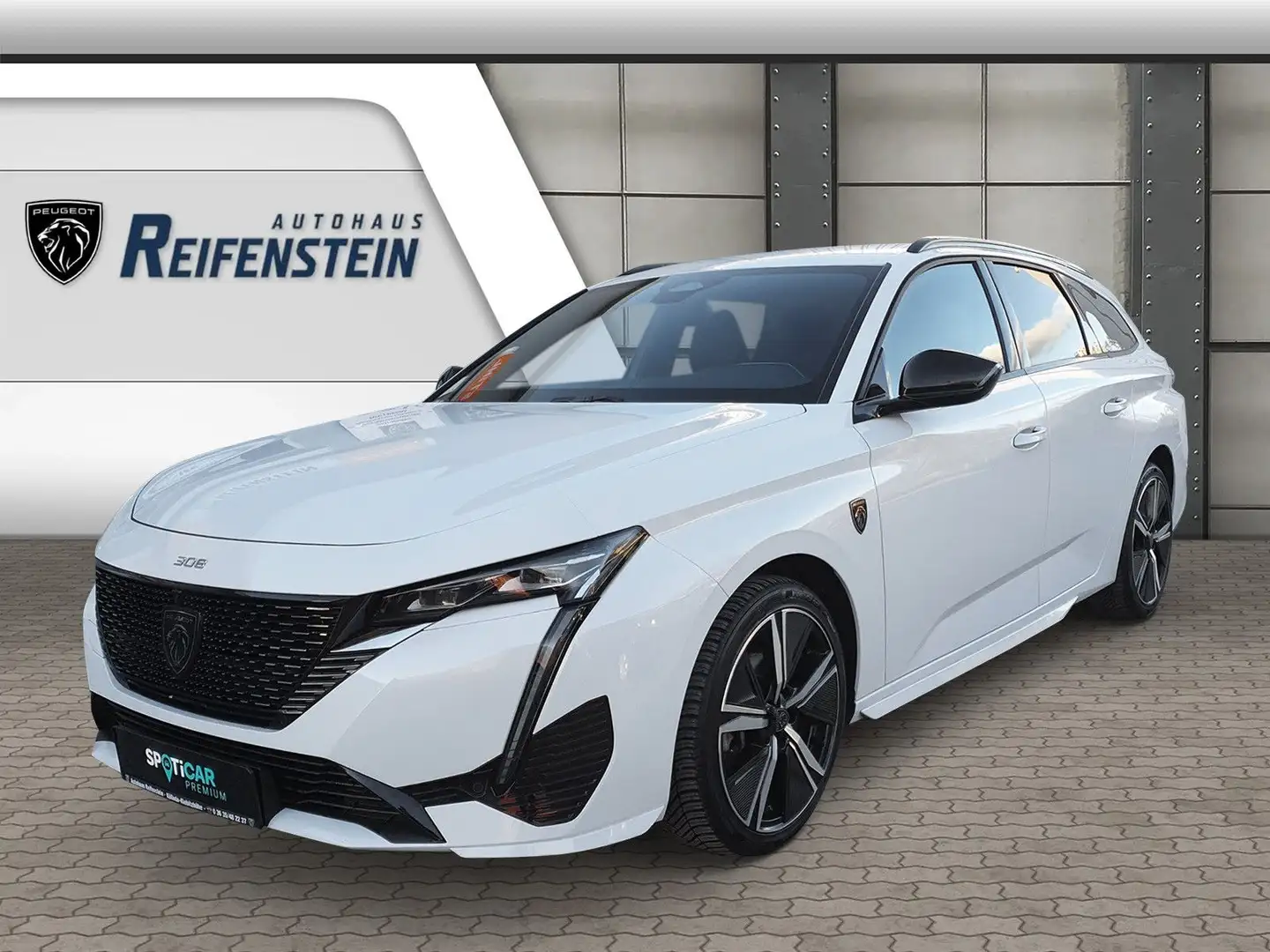 Peugeot 308 SW GT 130 HDI 360°K FOCAL ELEK-HK MATRIX SOS Blanc - 1