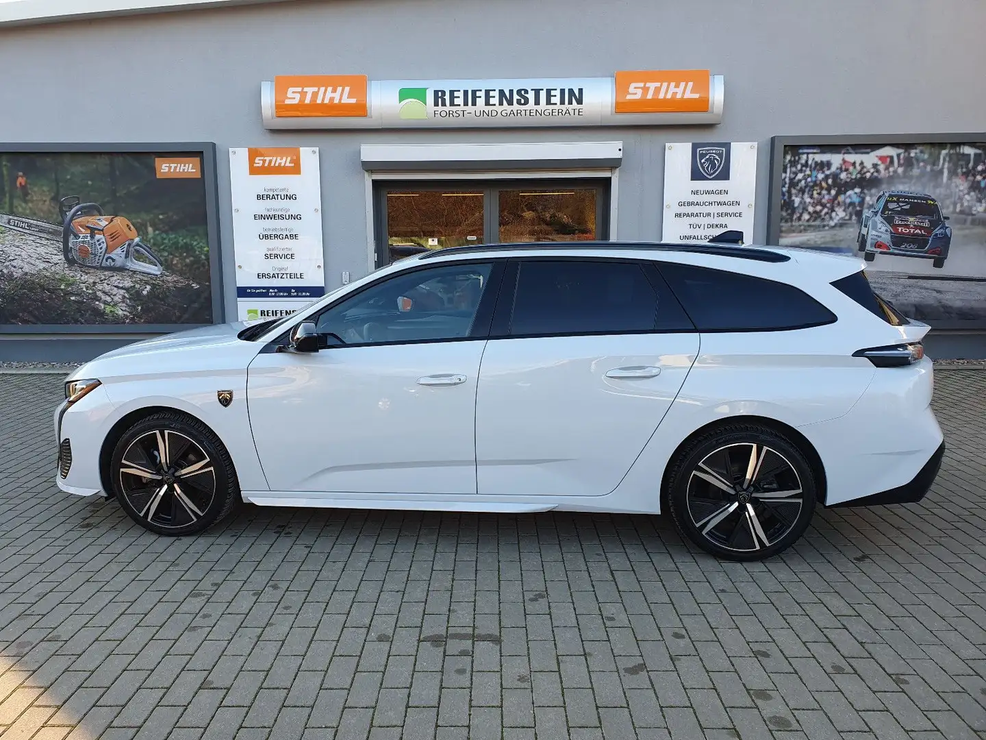 Peugeot 308 SW GT 130 HDI 360°K FOCAL ELEK-HK MATRIX SOS Blanc - 2