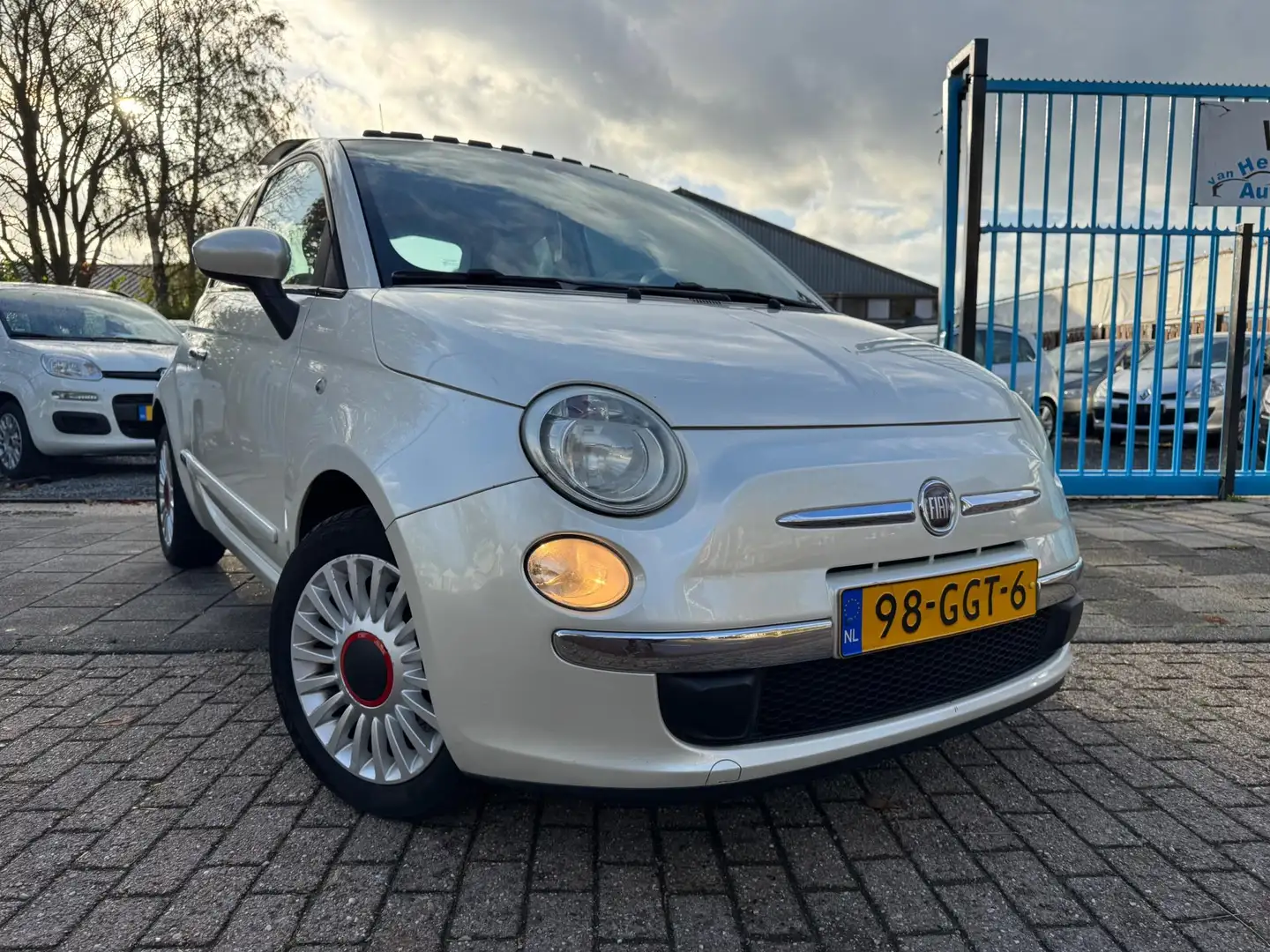 Fiat 500 1.4-16V Sport A-C Elek Pakket Pano Lmv Wit - 2