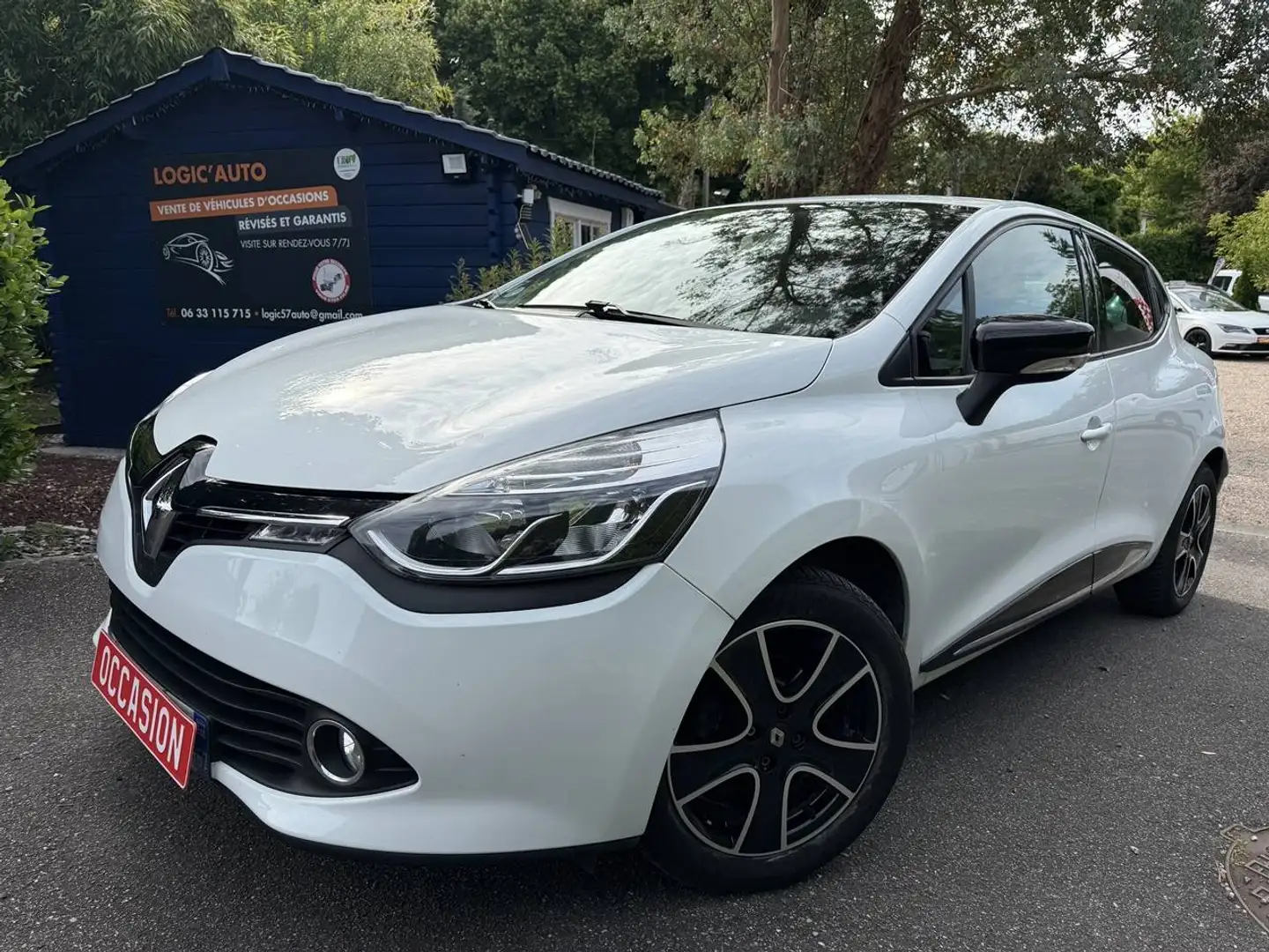 Renault Clio 1.2 75 cv clim gps Bílá - 2
