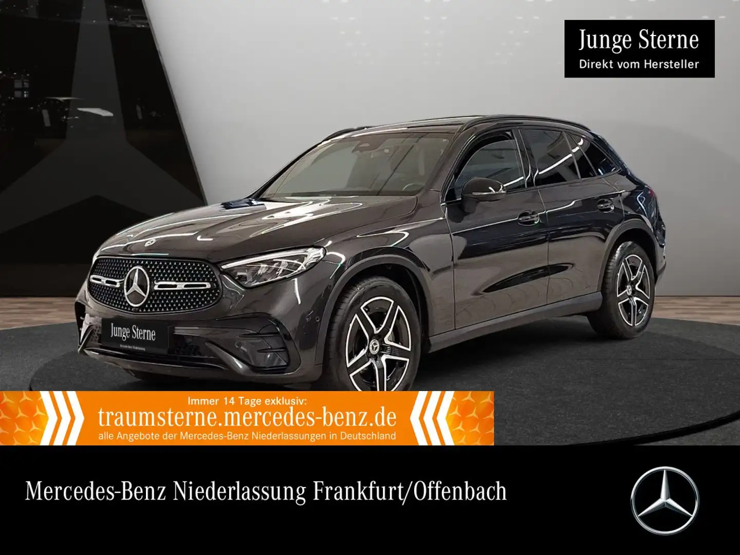Mercedes-Benz GLC 200 4M AMG+NIGHT+PANO+AHK+LED+KAMERA+TOTW+9G Grau - 1