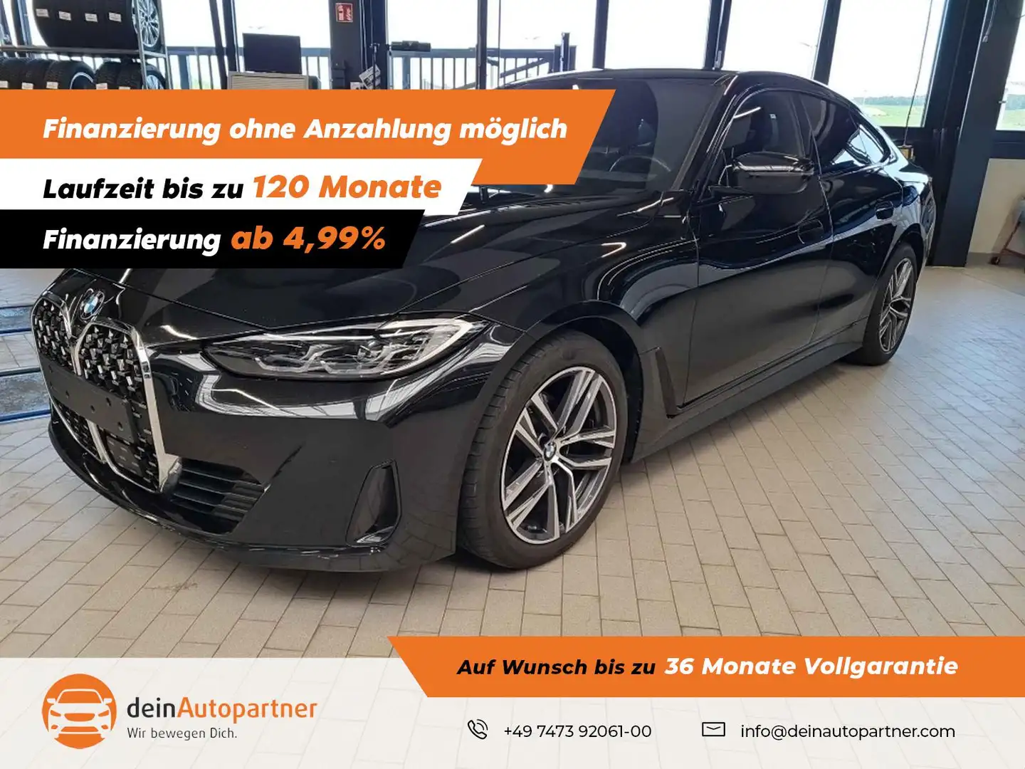 BMW 420 d xDrive LED Navi RFK Leder Standhzg. Nero - 1