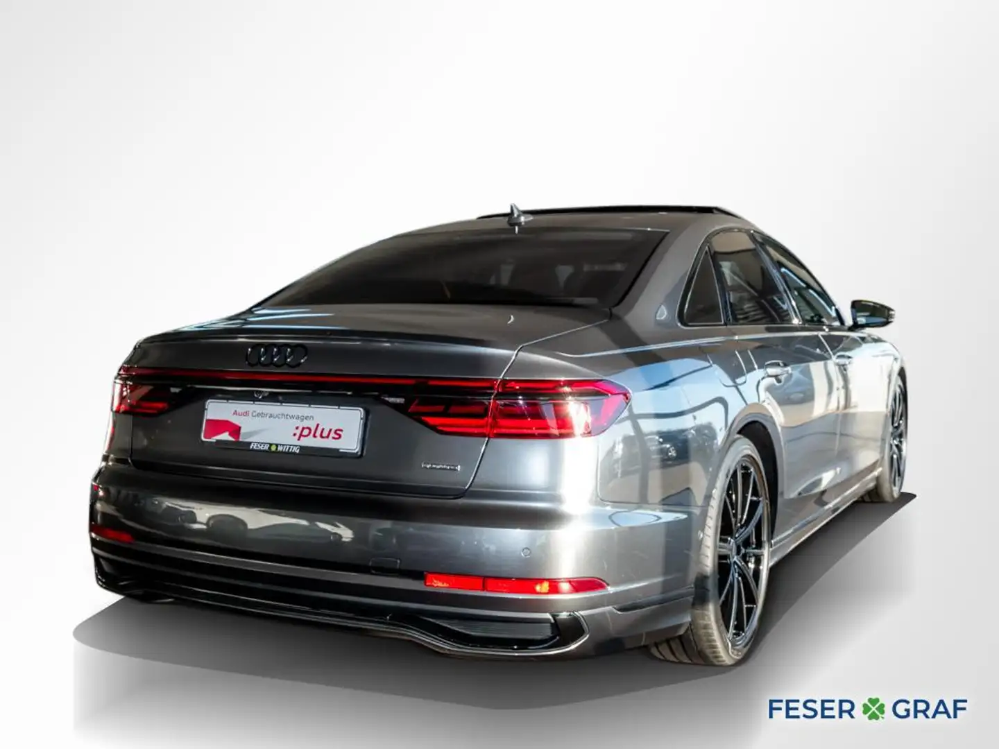 Audi A8 50 TDI qu.,HD-Matrix,B&O,ad.Air,Pano,Standh. Grau - 2