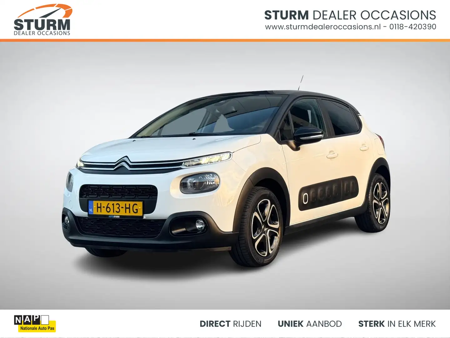 Citroen C3 1.2 PureTech S&S Feel Edition Connect Pack, NL-Aut Weiß - 1