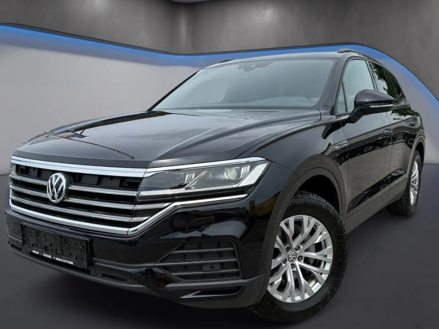 Volkswagen Touareg 4Motion *LED*Kamera*Navi*Erstbesitz* Schwarz - 1