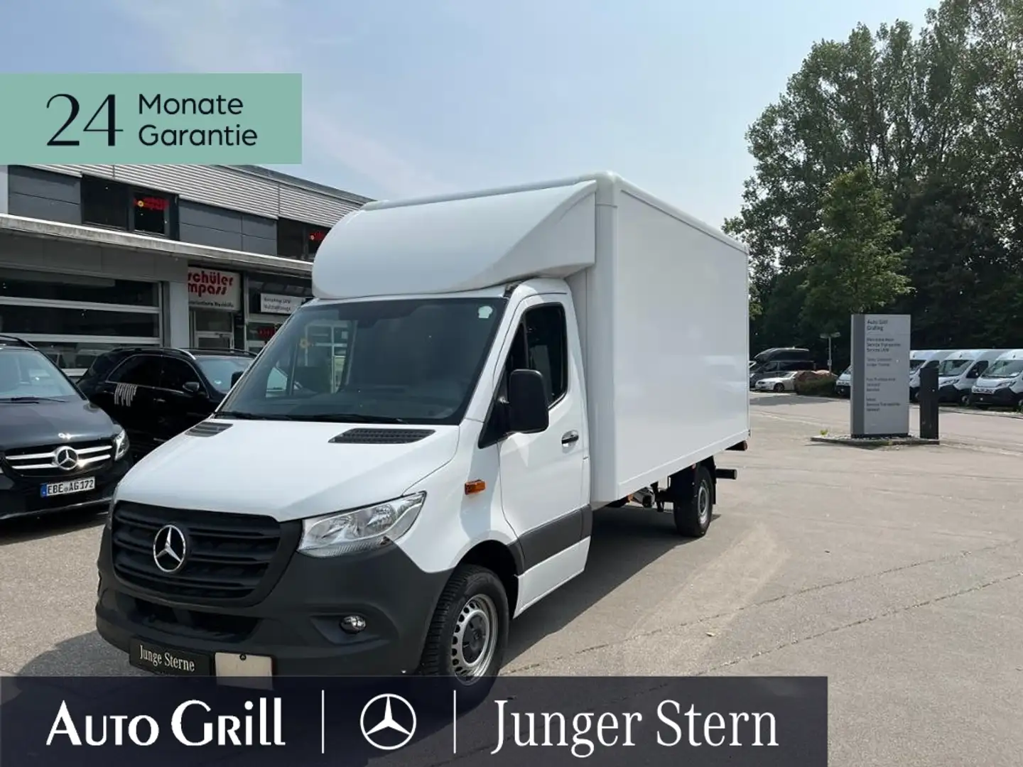 Mercedes-Benz Sprinter 317 Koffer *LBW*Klima*3Sitze*Navi*MBUX Weiß - 2