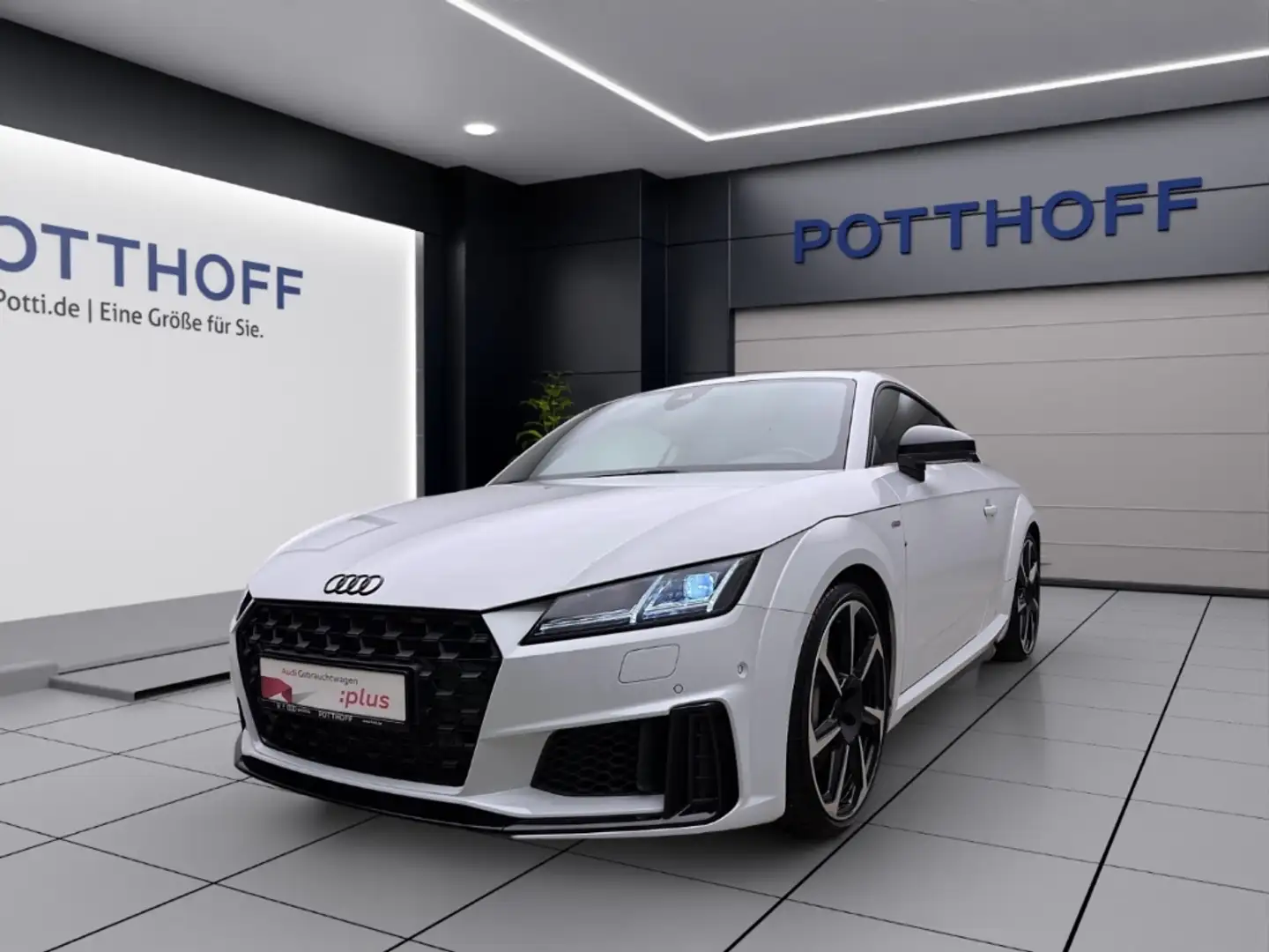 Audi TT Coupe 45 TFSI S LINE NAVI+ LED B&O GRA Alb - 1