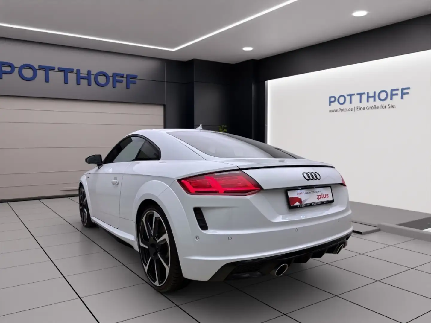 Audi TT Coupe 45 TFSI S LINE NAVI+ LED B&O GRA Alb - 2