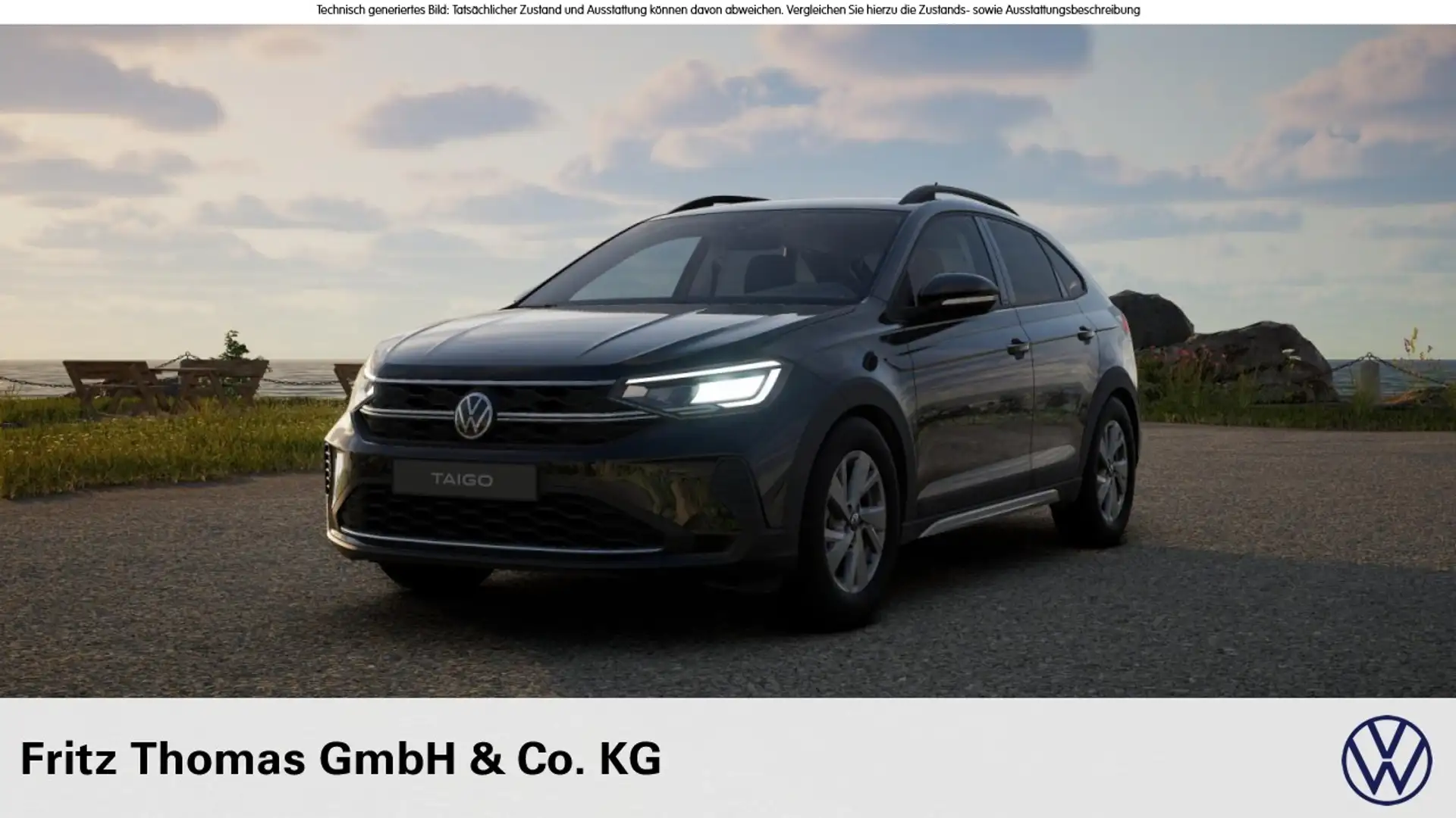 Volkswagen Taigo 1.0 TSI Life LED Navi AHK SHZ PDC RKamera Klima Schwarz - 1