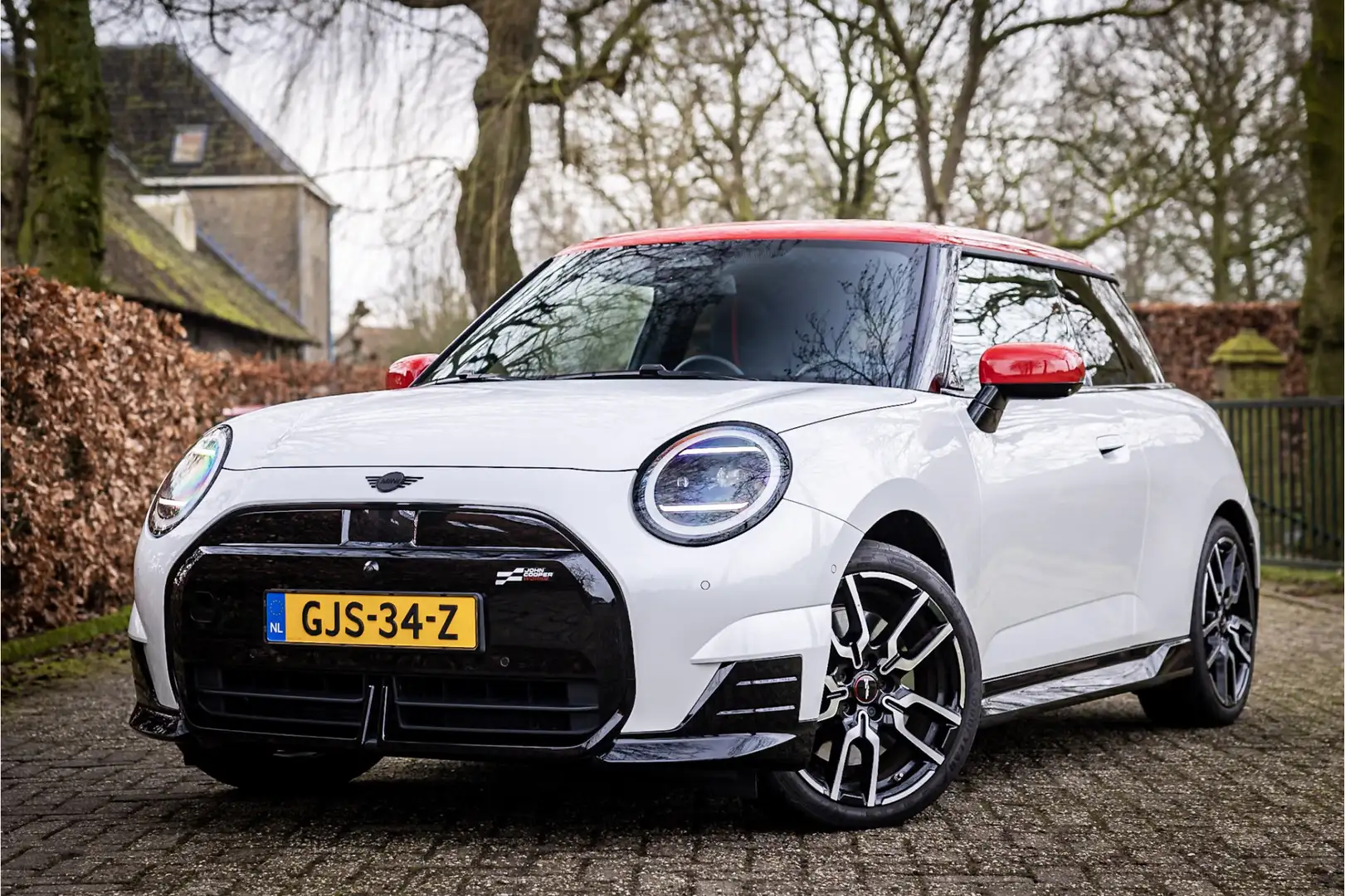 MINI Cooper E Mini JCW Pakket XL Nanuq White Panorama Harman Kar Blanco - 1