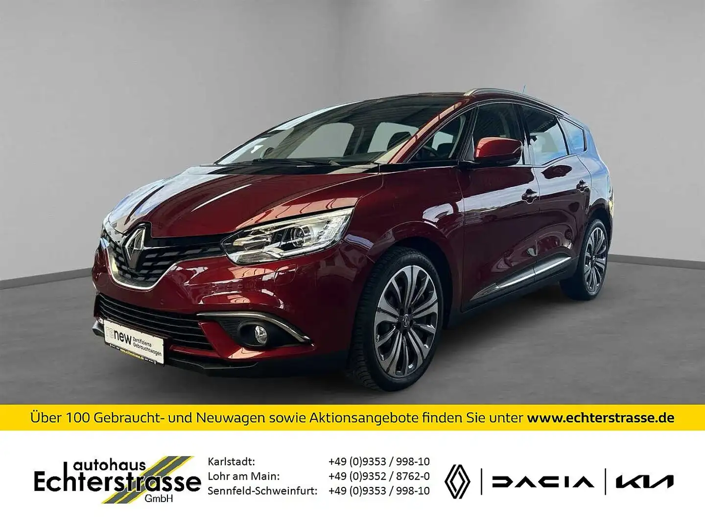 Renault Scenic Grand Scenic Business dCi 110 +SHZ+NAVI Rojo - 1