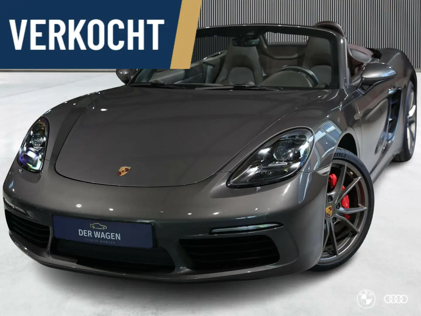 Porsche 718 Boxster S SPORT CHRONO / MEMORY / BOSE / CARPLAY / Gris - 1