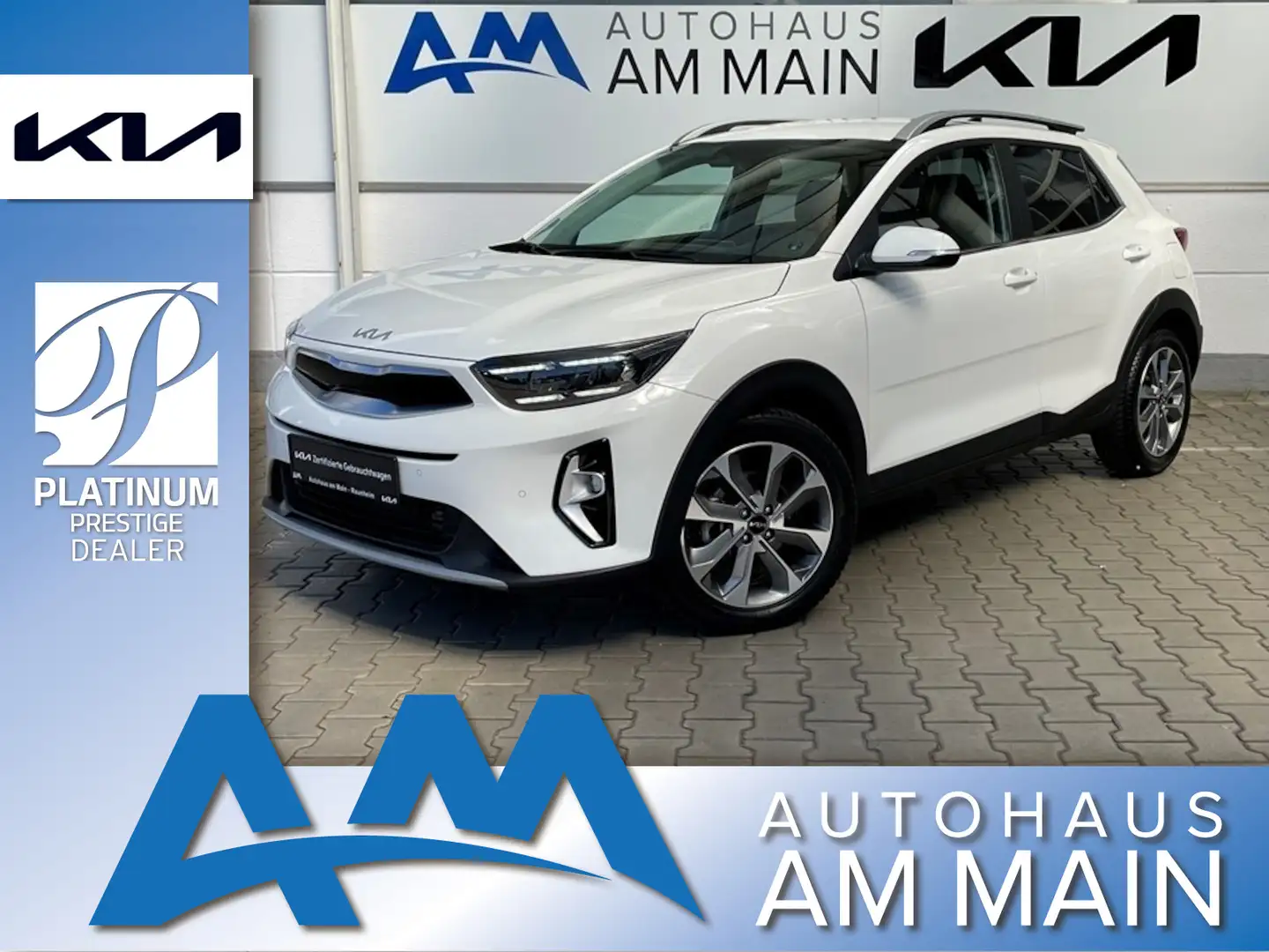 Kia Stonic 1.0T 100 DCT SPIRIT | 48V Weiß - 1