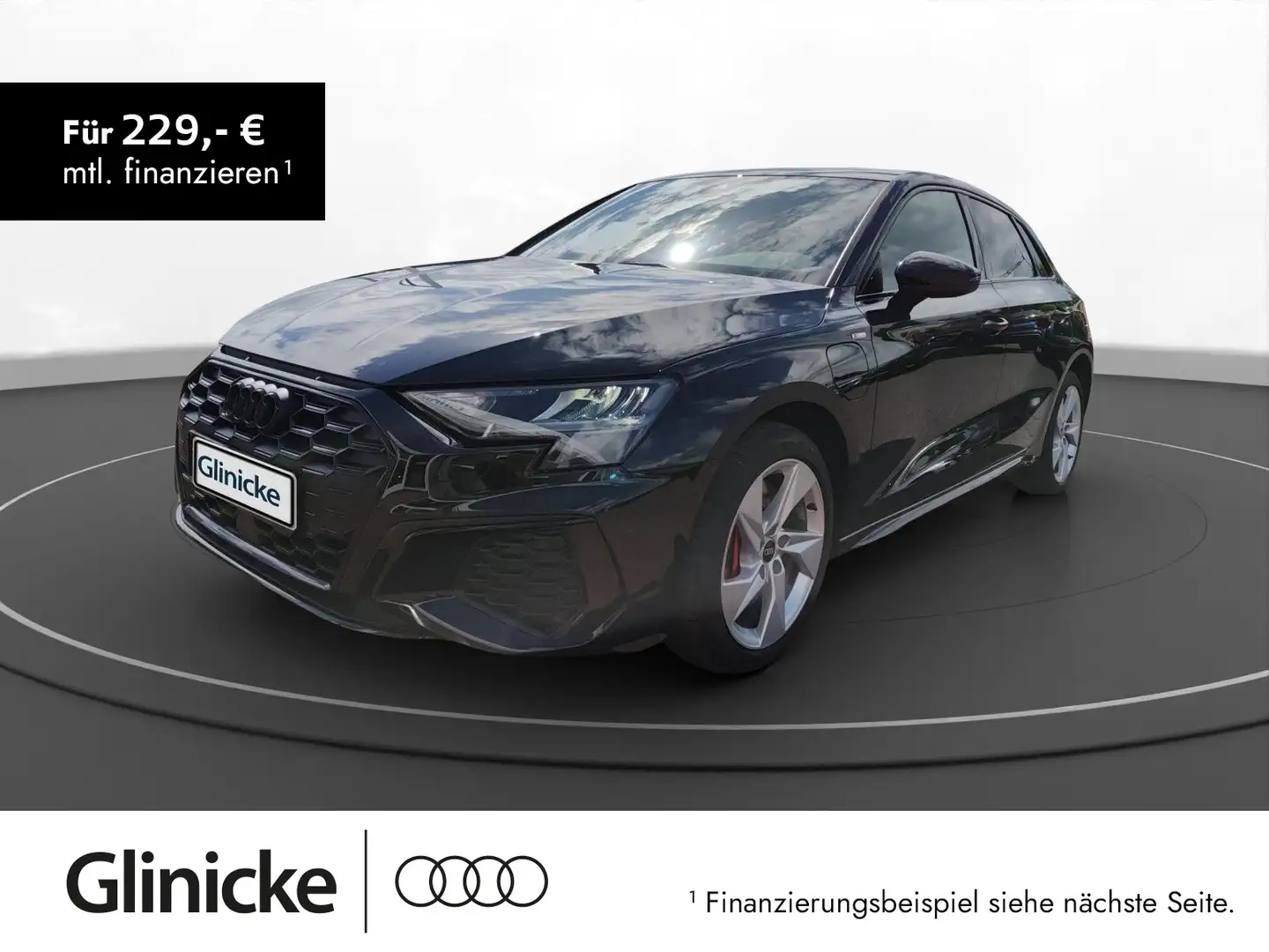 Audi A3 45 TFSI e S line Zwart - 1