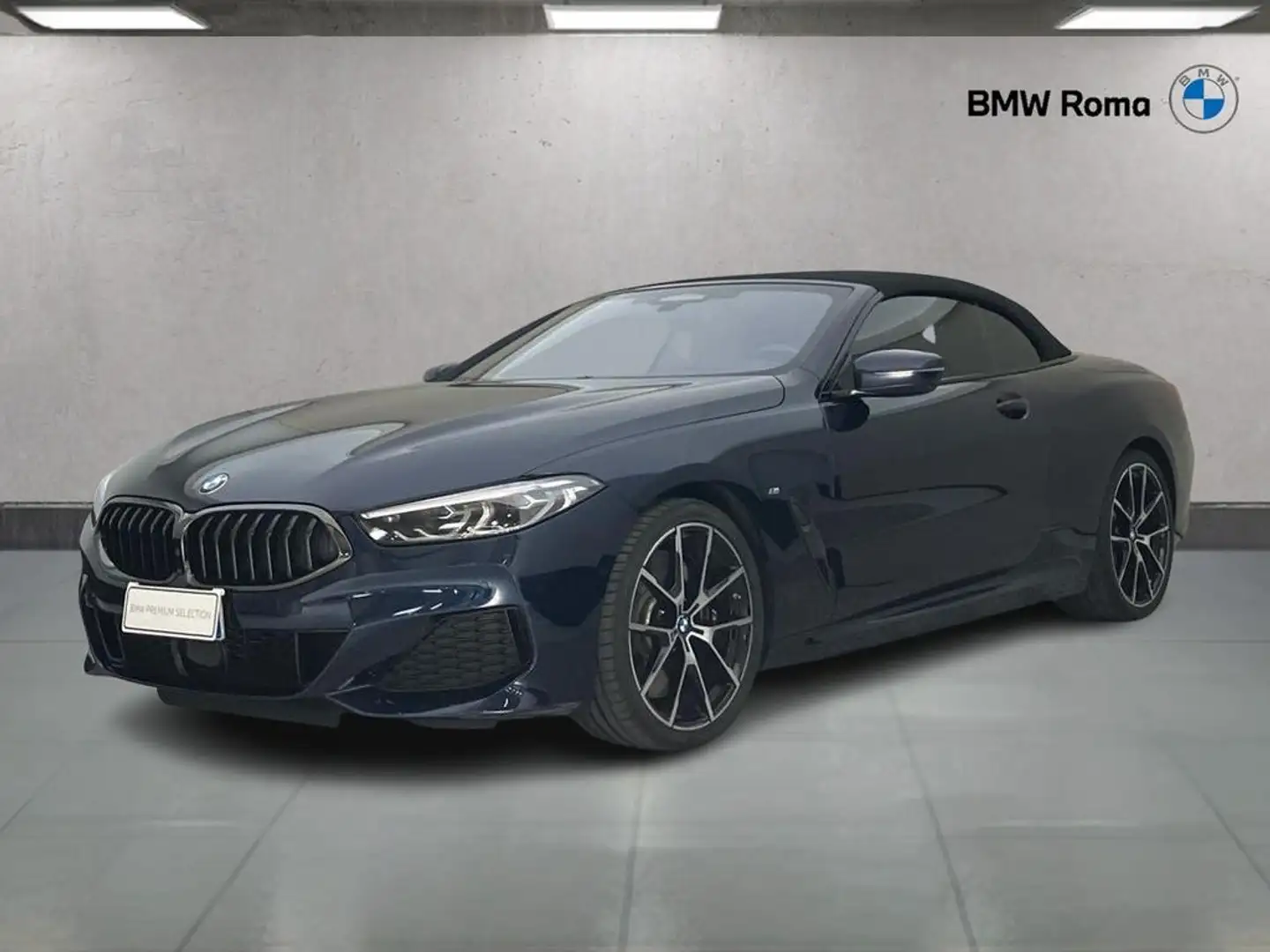 BMW 840 i Cabrio xdrive auto Bleu - 1