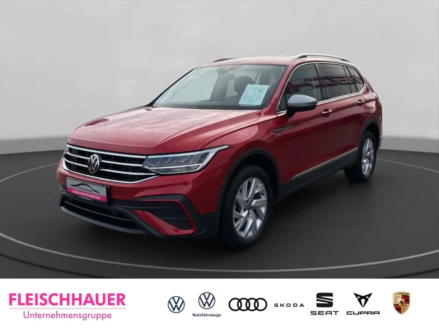 Volkswagen Tiguan Allspace Life 2.0 TDI DSG+NAVI+7 SITZE+AHK+LED Rot - 1