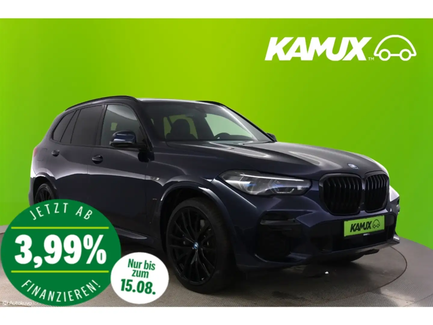 BMW X5 45e xDrive Step.M Sport+LED+NAVI+VIRTUAL+PDC Blau - 1