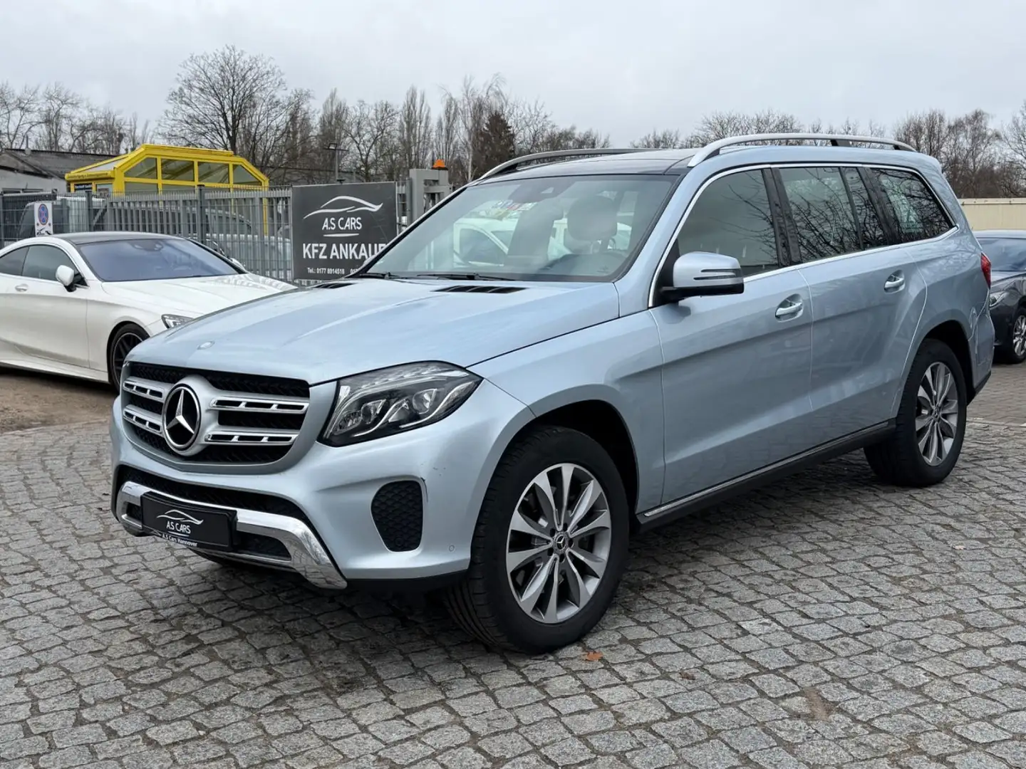 Mercedes-Benz GLS 500 4Matic*Leder*Pano*H&K*1HD*Euro6 Silber - 2