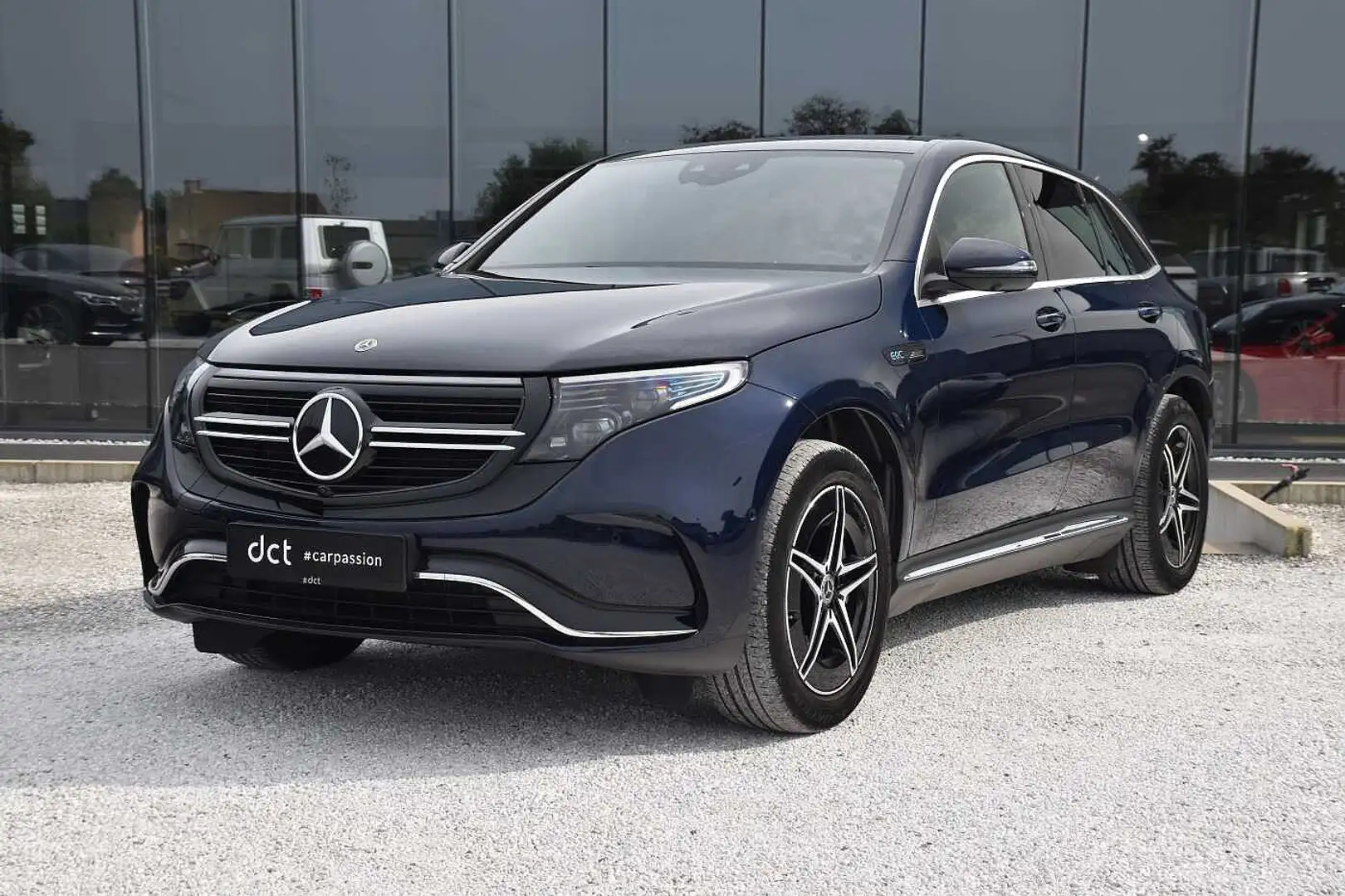 Mercedes-Benz EQC 400 4M AMG Line Open Roof 360° AHK Blauw - 1