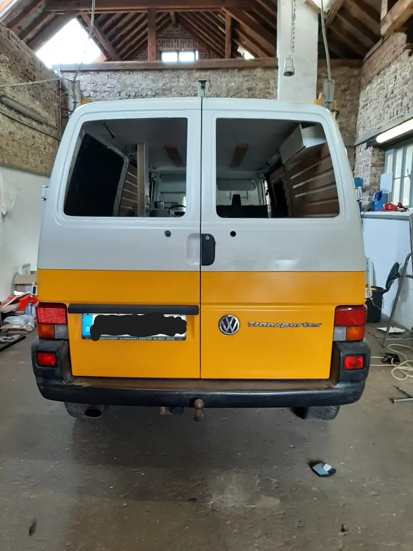 Volkswagen T4 T4, langer Radstand, LPG (+Benzin) Gelb - 2