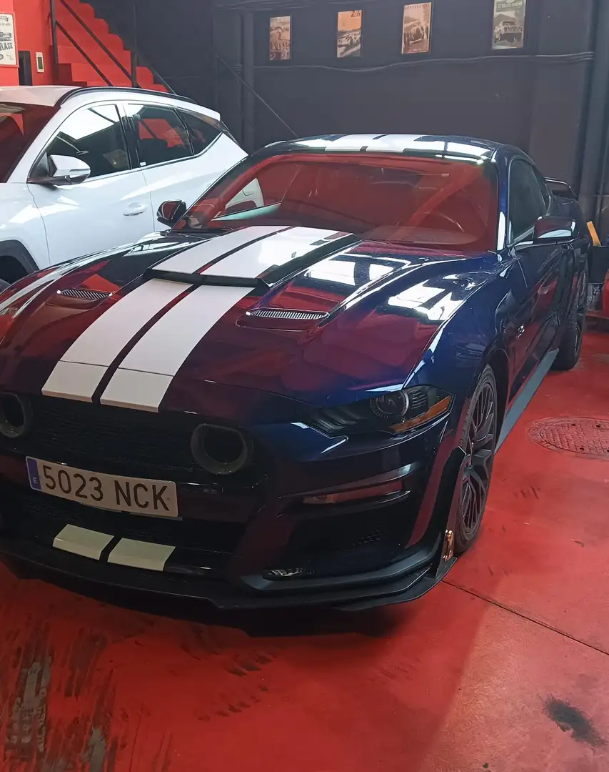 Ford Mustang 5.0 Ti-VCT V8 331kW  GT A.(Fast.) Azul - 2