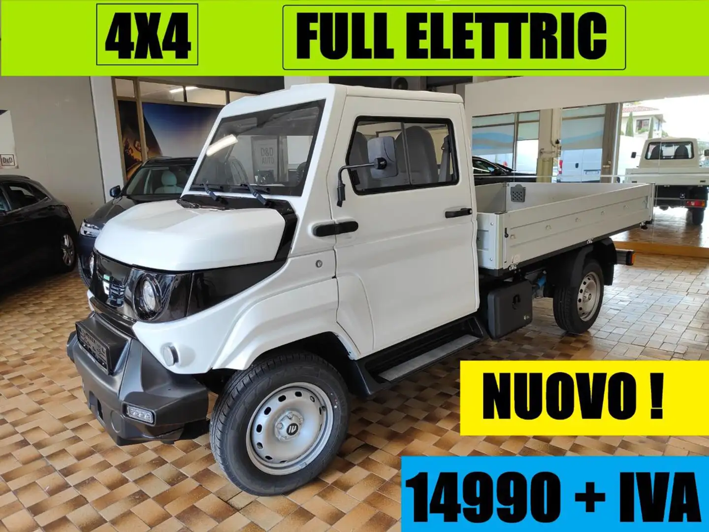 Evum MOTORS 4X4 FULL ELETTRIC XL CHASSIS Bianco - 1