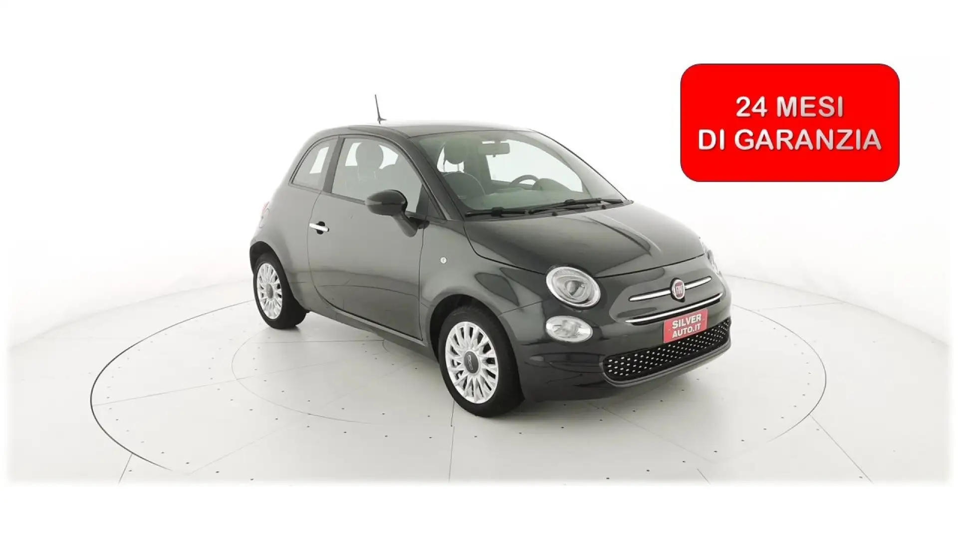 Fiat 500 1.0 Hybrid Lounge - OK NEOPATENTATO Nero - 1