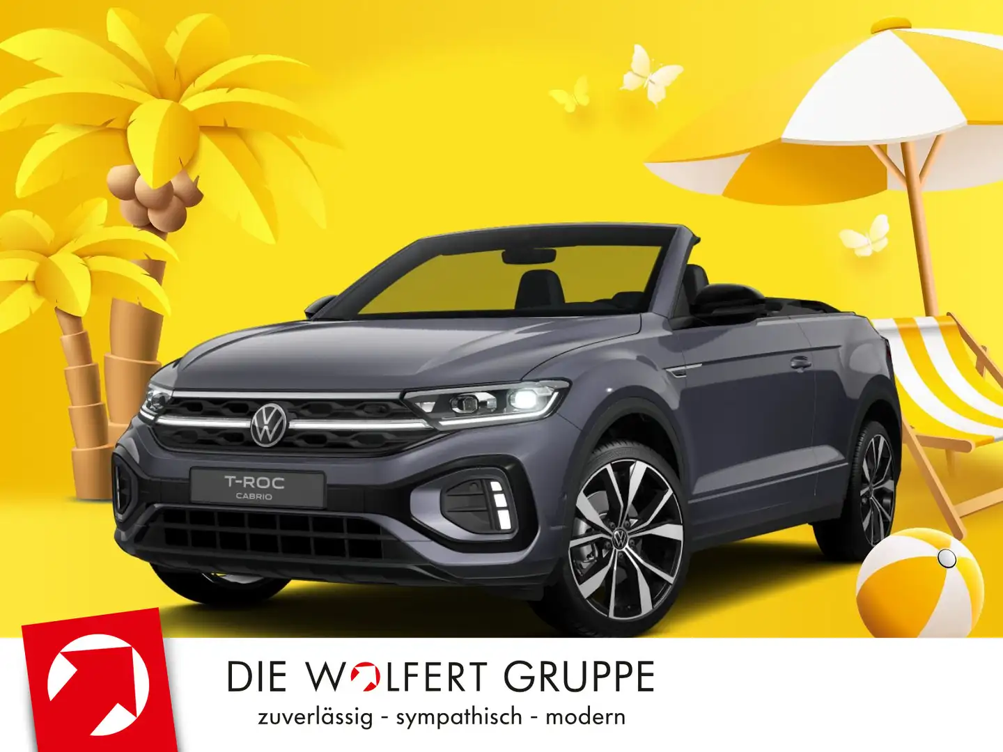Volkswagen T-Roc R-Line 1.5 TSI OPF (150 PS) DSG Grigio - 1