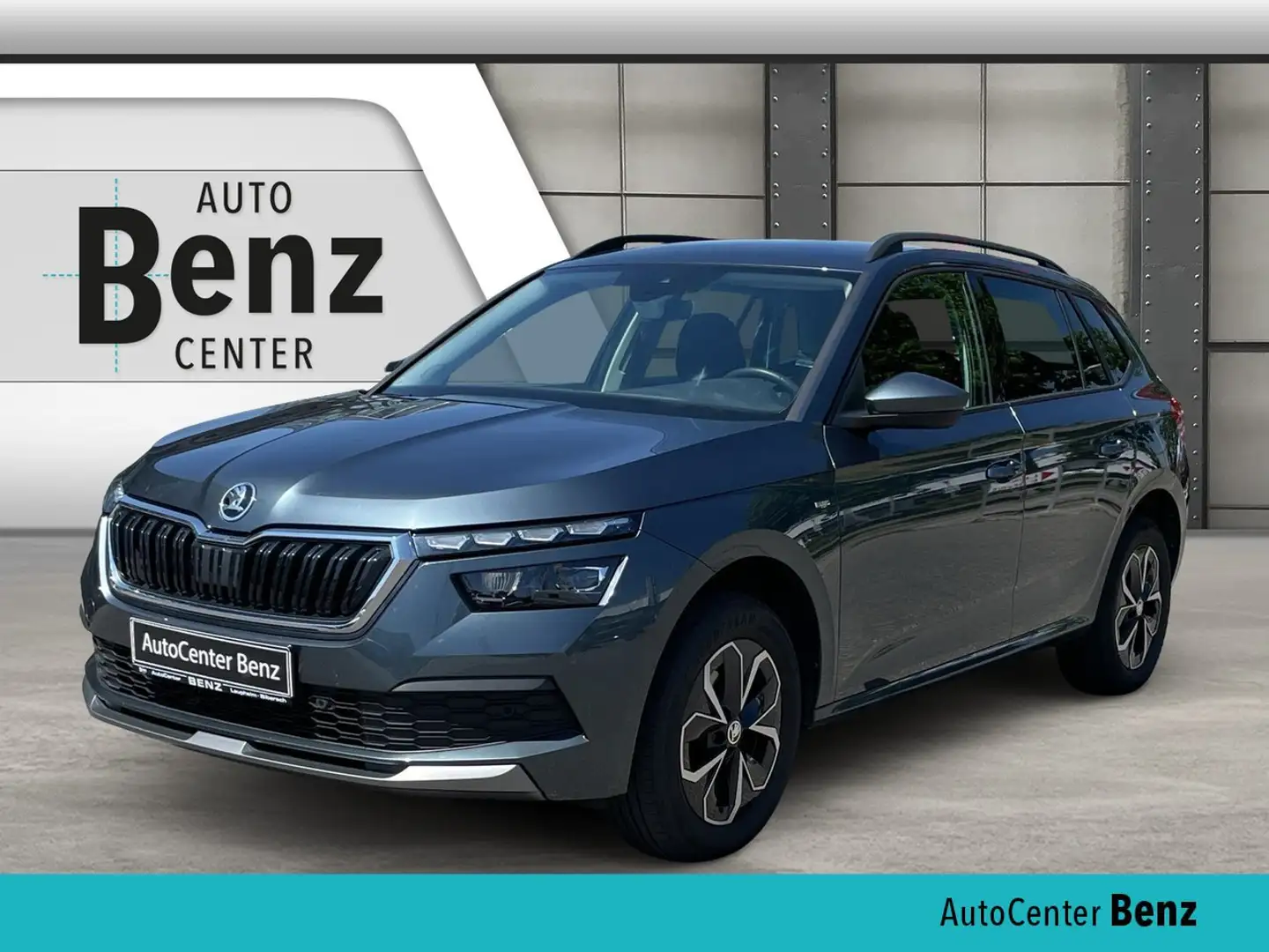 Skoda Kamiq 1,5l TSI DSG Drive 125 ACC*APP*NAVI*ALU Klima Grijs - 1