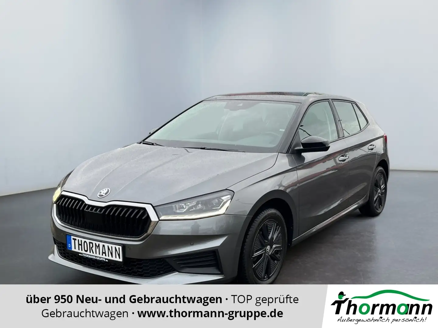 Skoda Fabia Ambition 1.0 TSI DAB Bluetooth Grijs - 1
