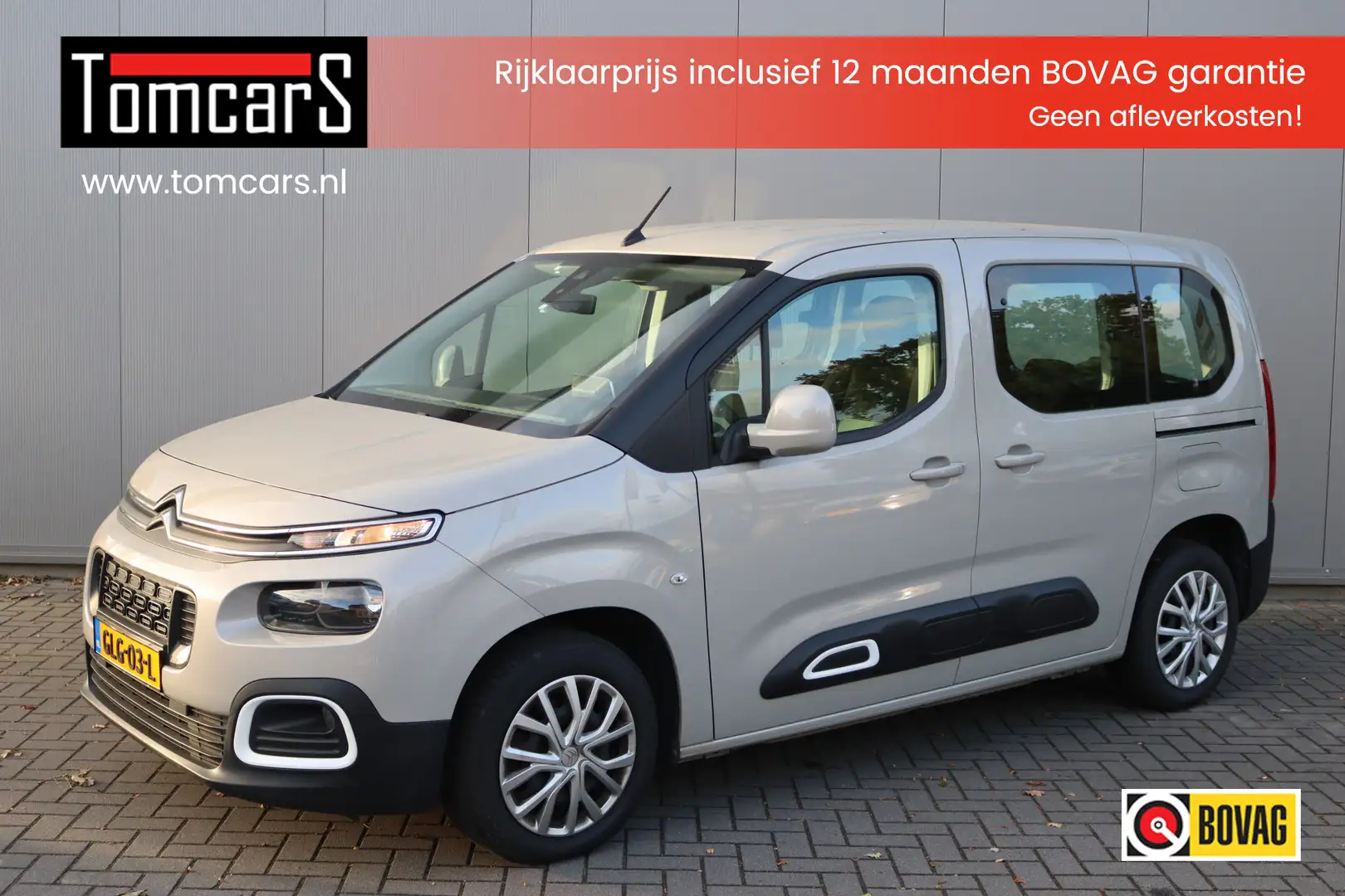 Citroen Berlingo 1.2 PureT. 110PK Feel Cruise-Control/Parkeerhulp/C Grijs - 1