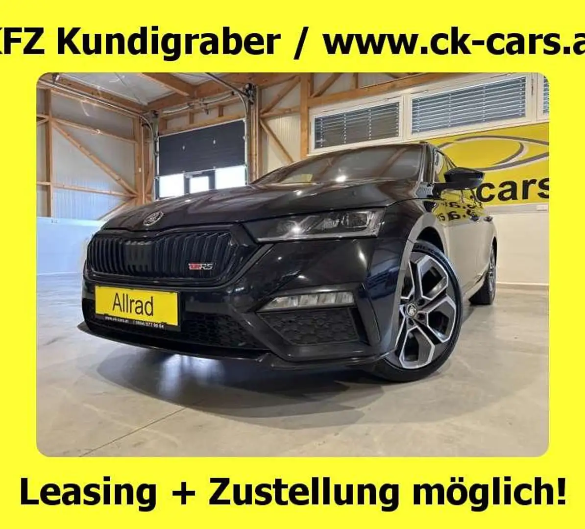 Skoda Octavia RS 4x4 PLUS VIRTUAL COCKPIT AHK HEAD-UP STANDHEIZ. Schwarz - 1