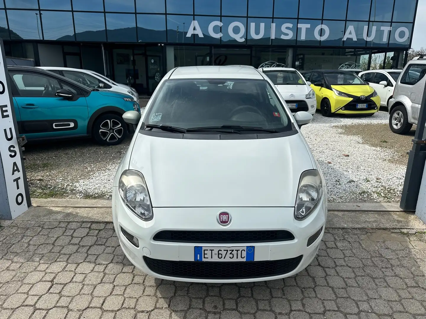 Fiat Punto Punto 3p 1.4 natural power Easy 70cv Blanc - 1