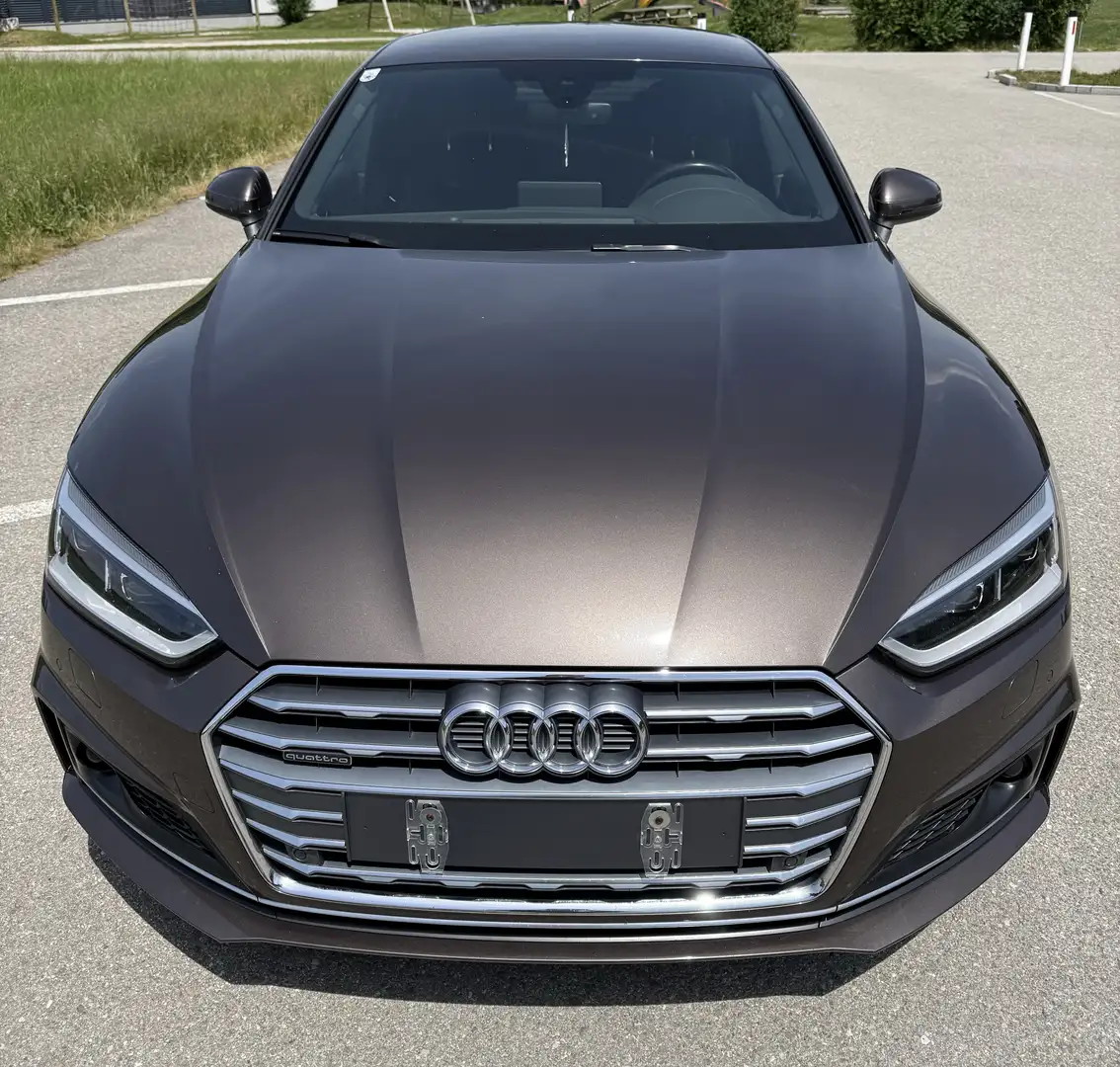 Audi A5 SB 2,0 TDI Quattro Sport S-tronic S-line Braun - 2