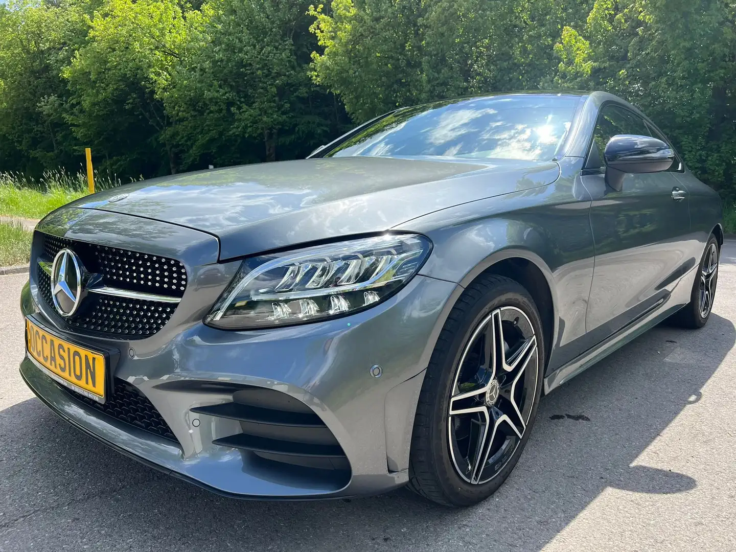 Mercedes-Benz C 180 C 180 Coupe 9G-TRONIC AMG Line Navi Camera Jante Grigio - 1