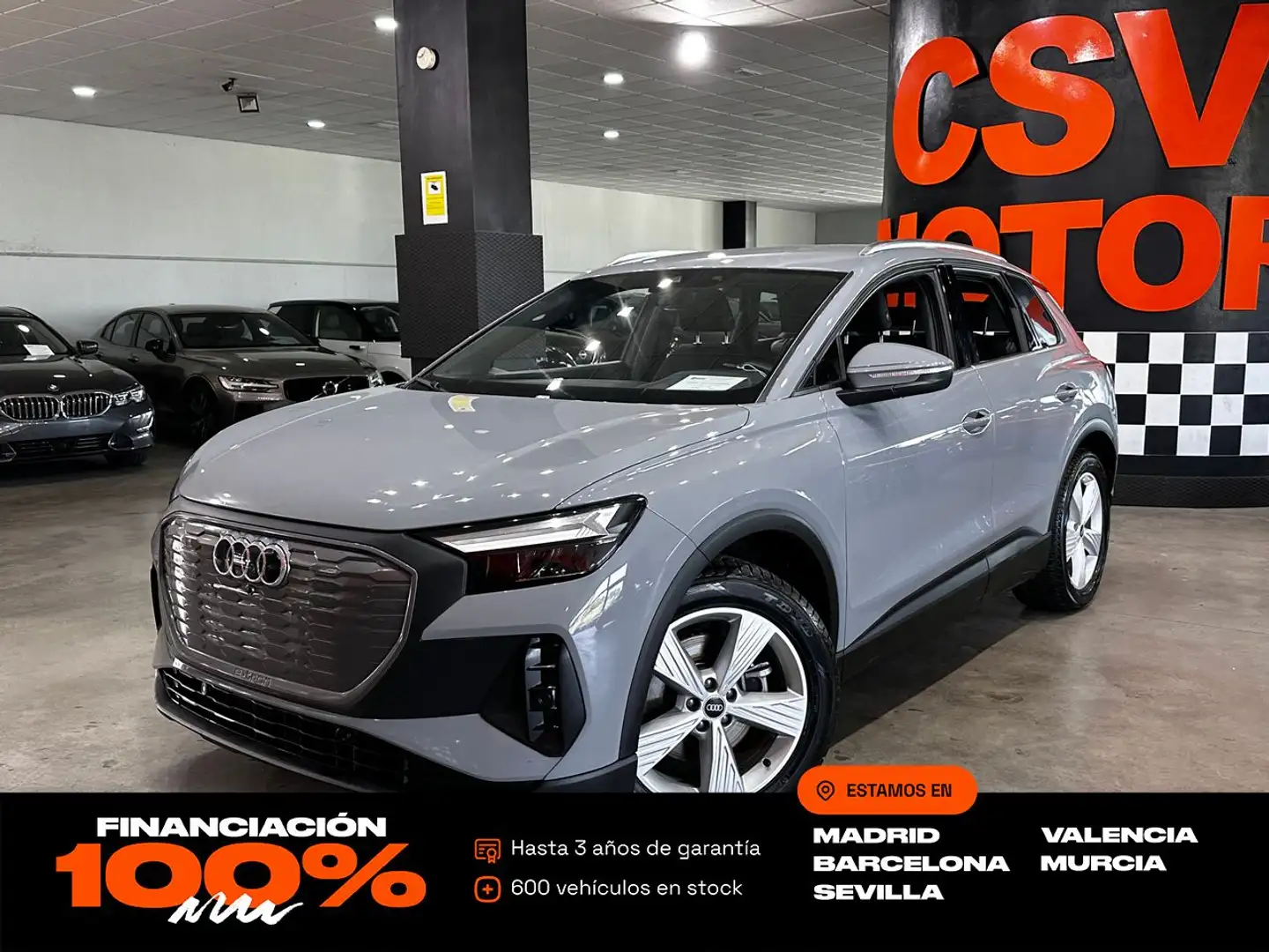 Audi Q4 e-tron S line 35 125kW 55kWh Gris - 1