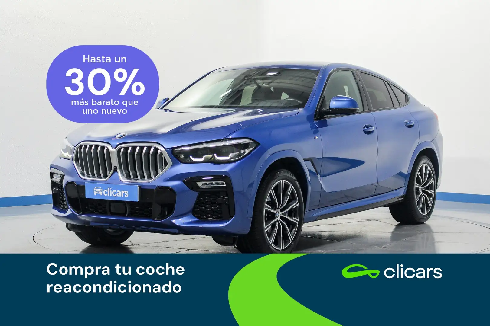 BMW X6 xDrive 30dA Синий - 1