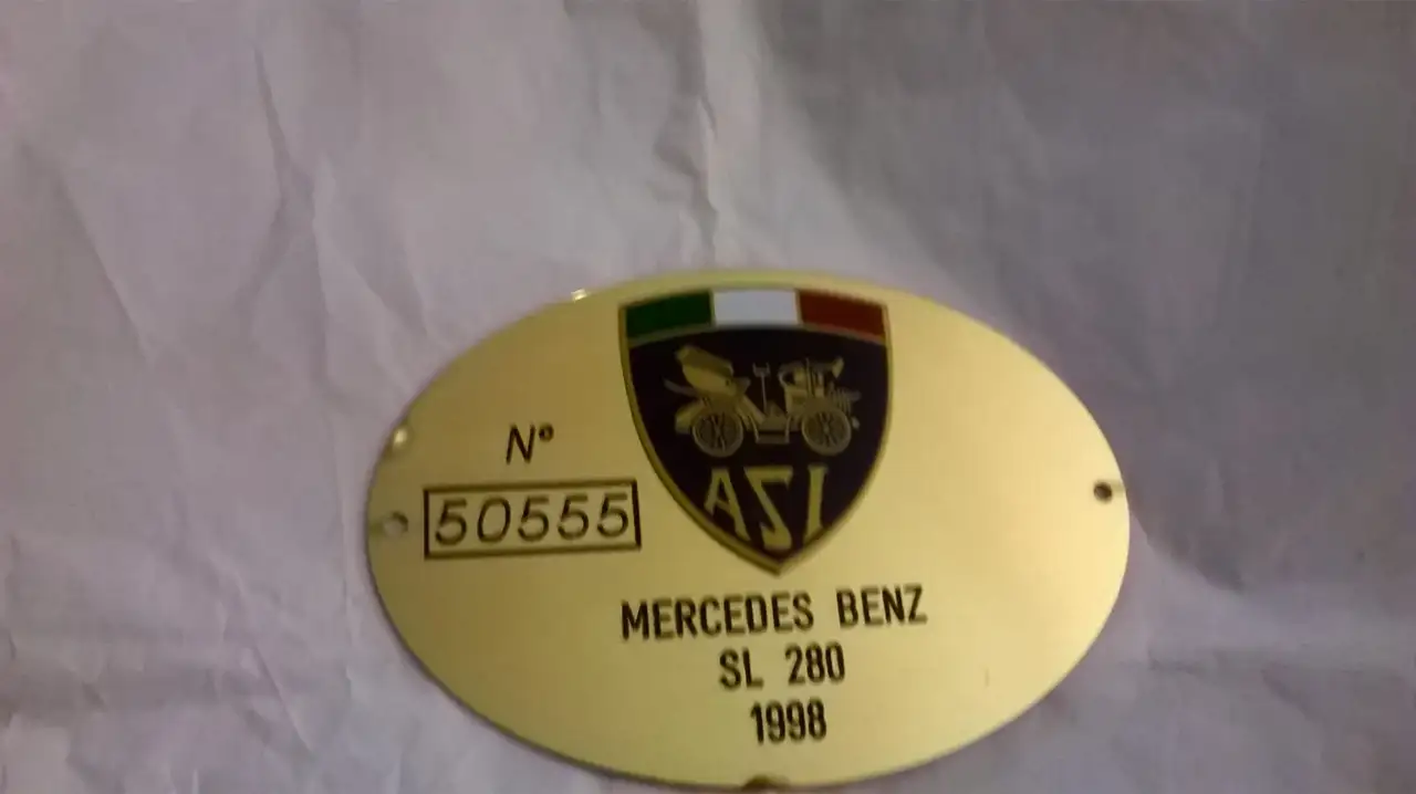 Mercedes-Benz SL 280 V6 Elegance OMOLOGATA A.S.I TARGA ORO, foto 12