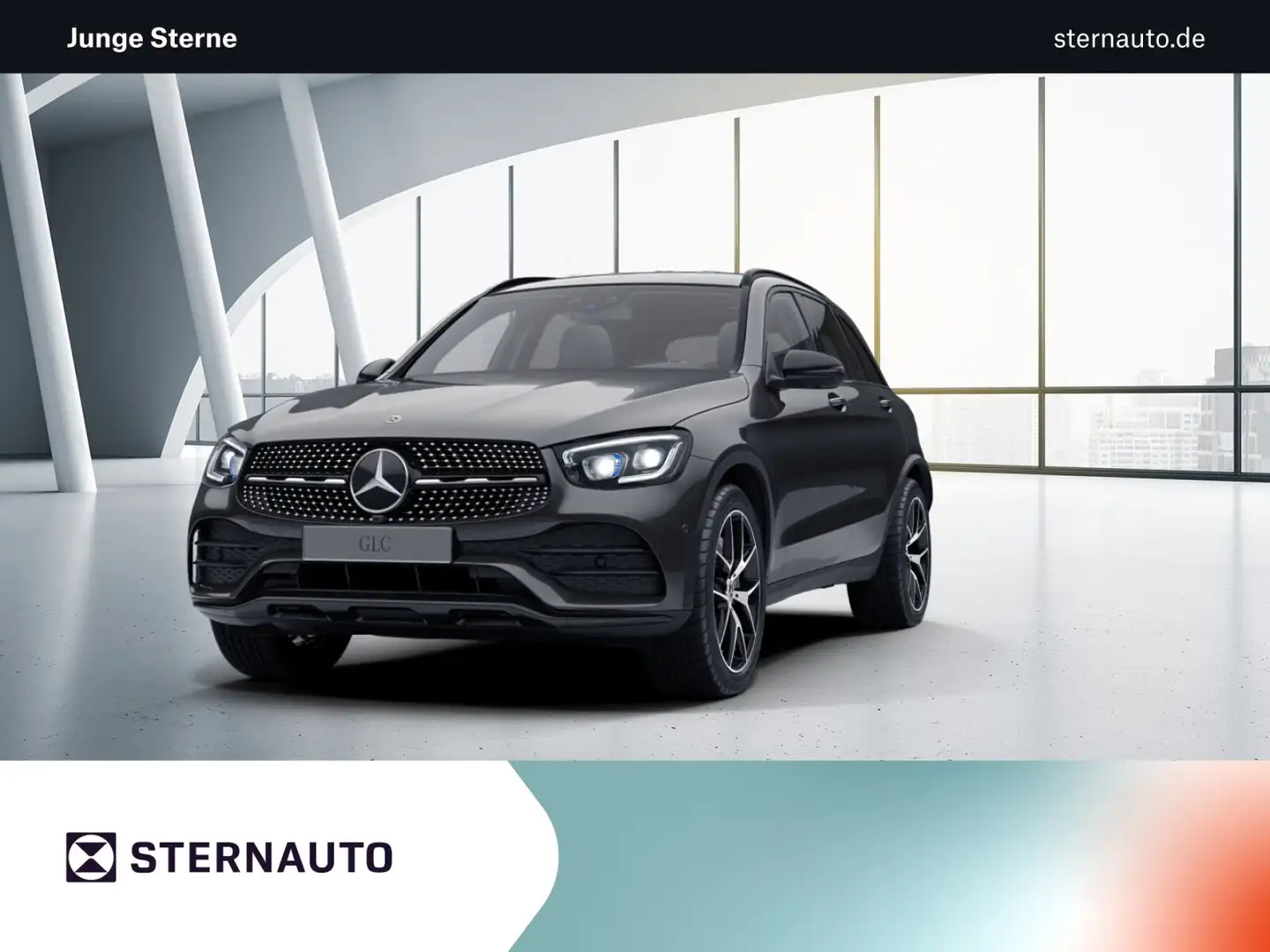 Mercedes-Benz GLC 300 GLC 300 d 4M AMG 360 Kam Multibeam Nightp Sound Grau - 1