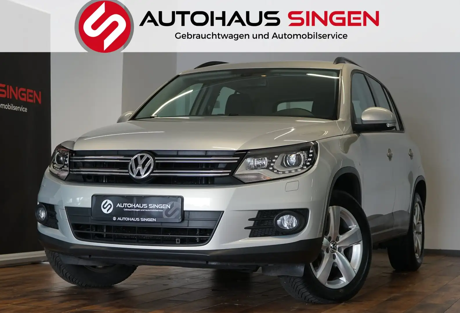 Volkswagen Tiguan 2.0 TDI Trend & Fun 4M|1. HD|BI-XENON|DSG Silber - 1