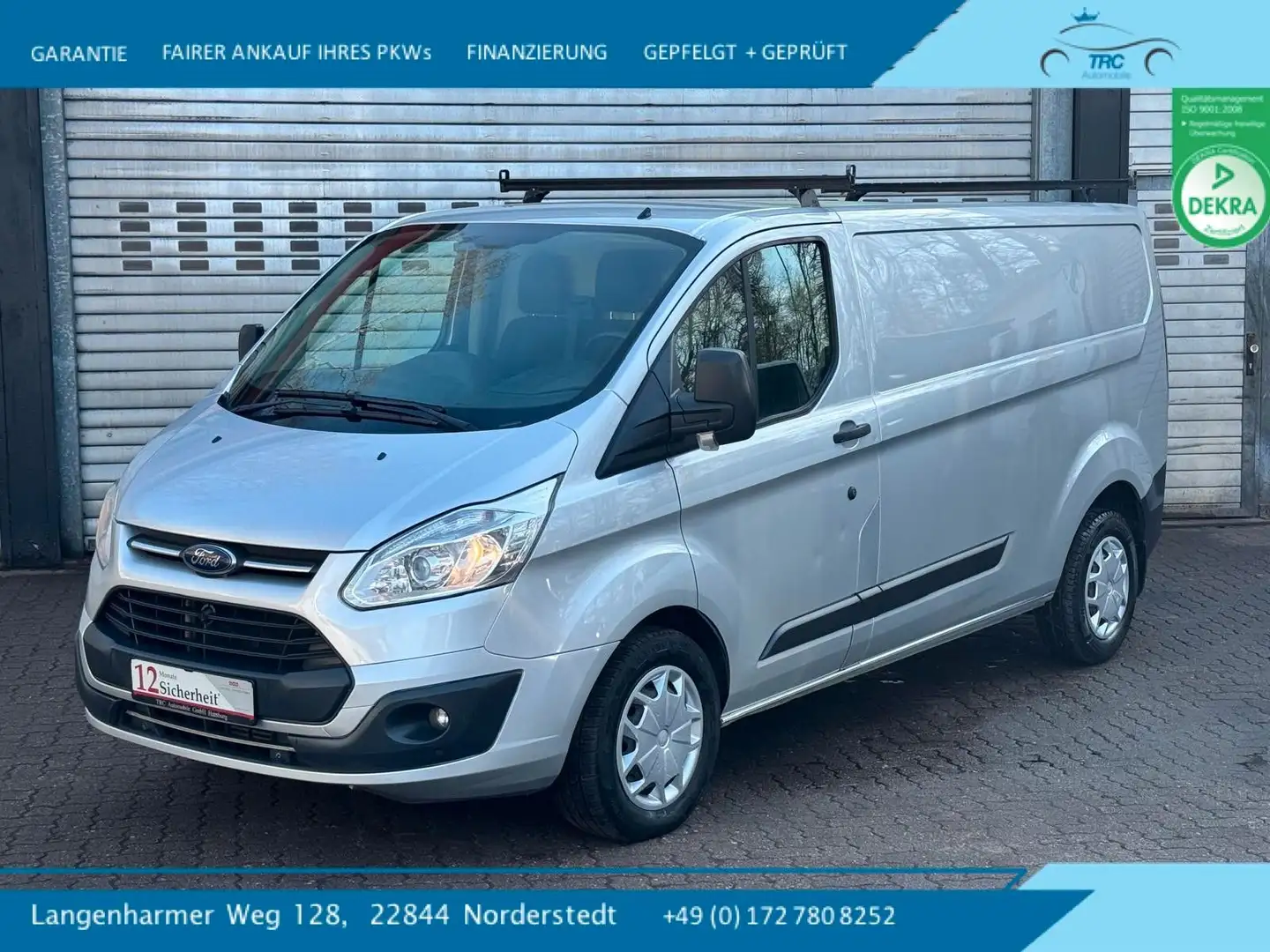 Ford Transit Custom Kasten 340 L2H1 Trend Silber - 1