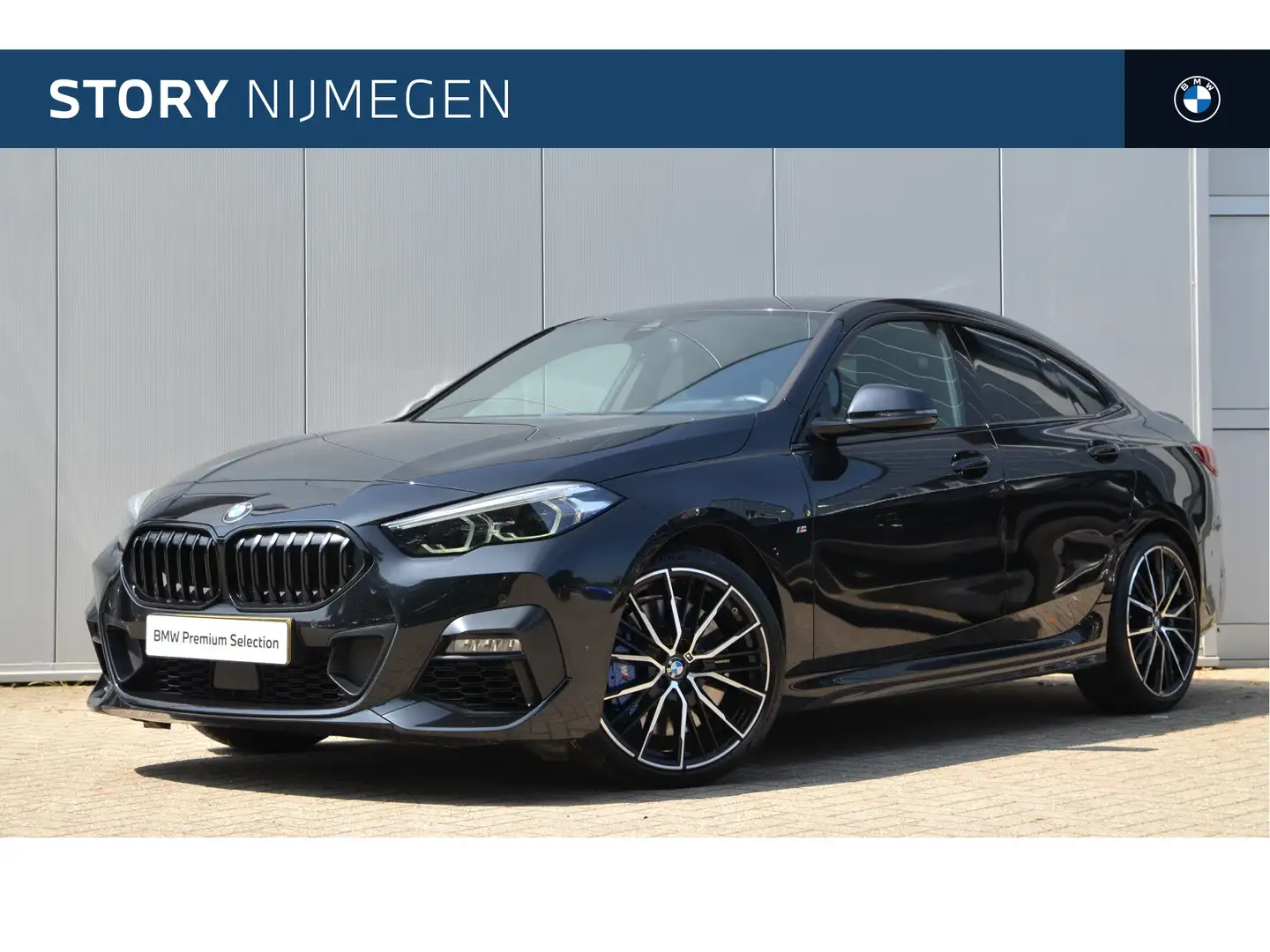 BMW 218 2 Serie Gran Coupé 218i High Executive M Sport Aut Schwarz - 1