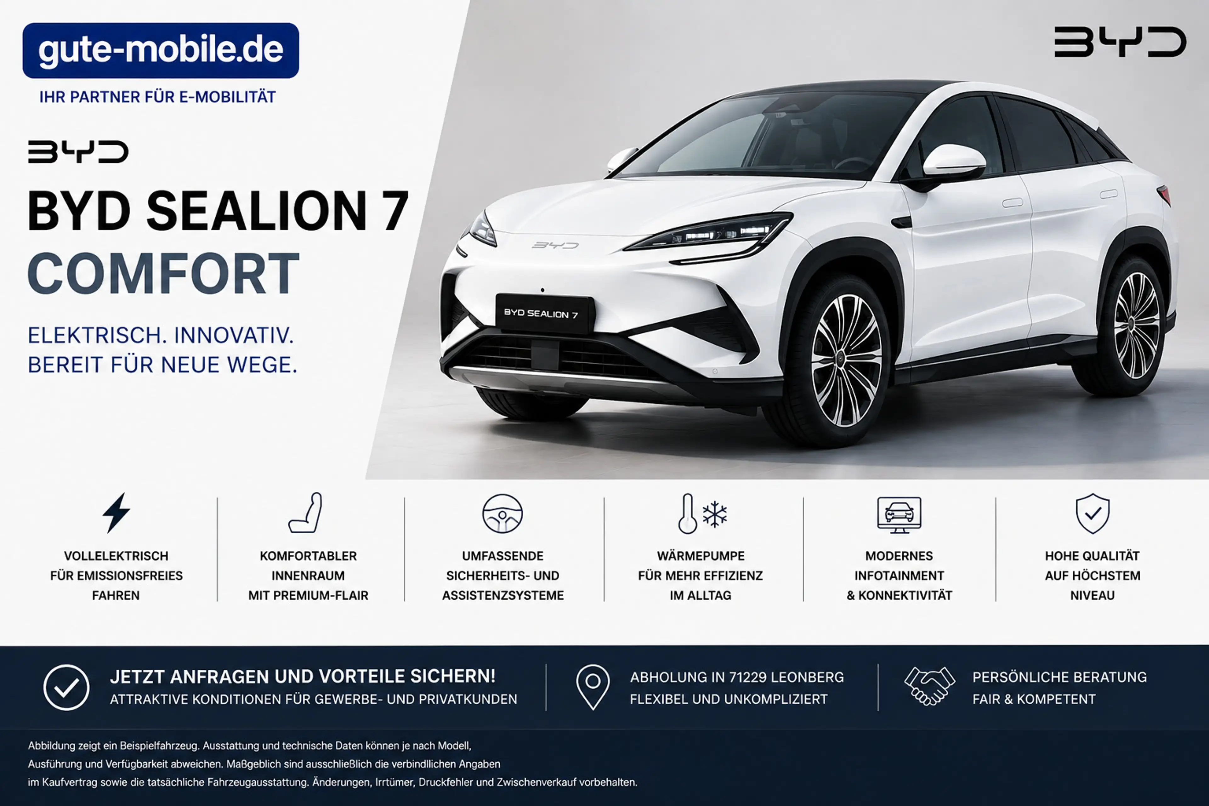 BYD Seal Comfort | Vorlauffahrzeug