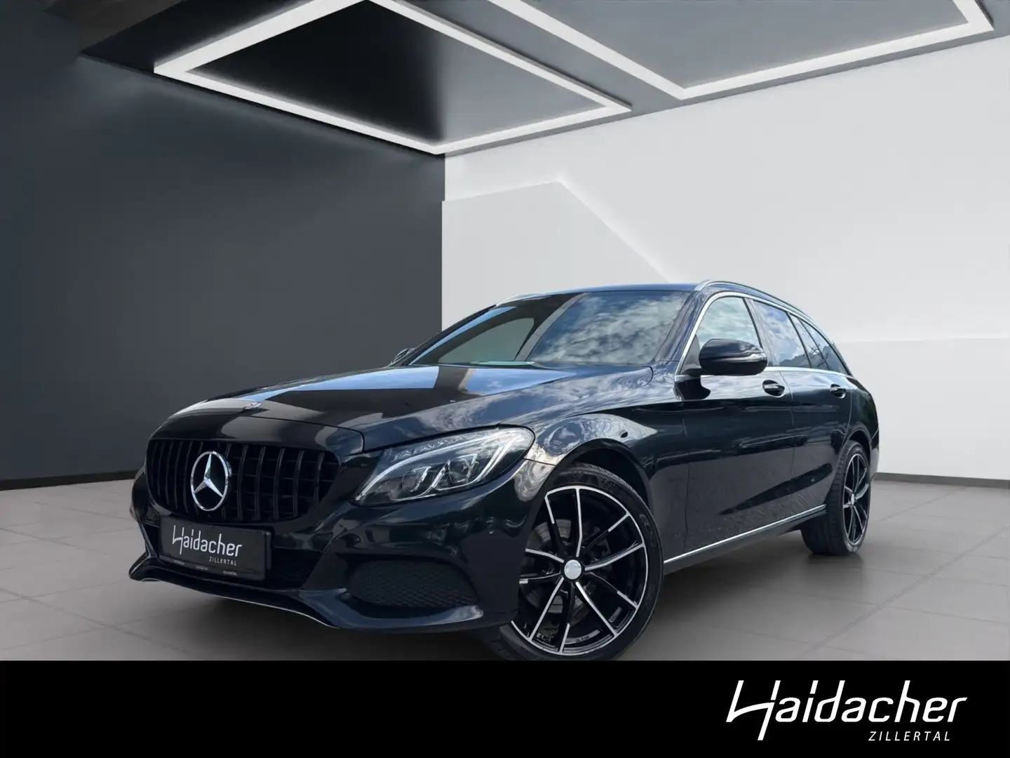 Mercedes-Benz C 220 d 4MATIC T-Modell PTS Shz Ambi Mbeam eHeck Schwarz - 1