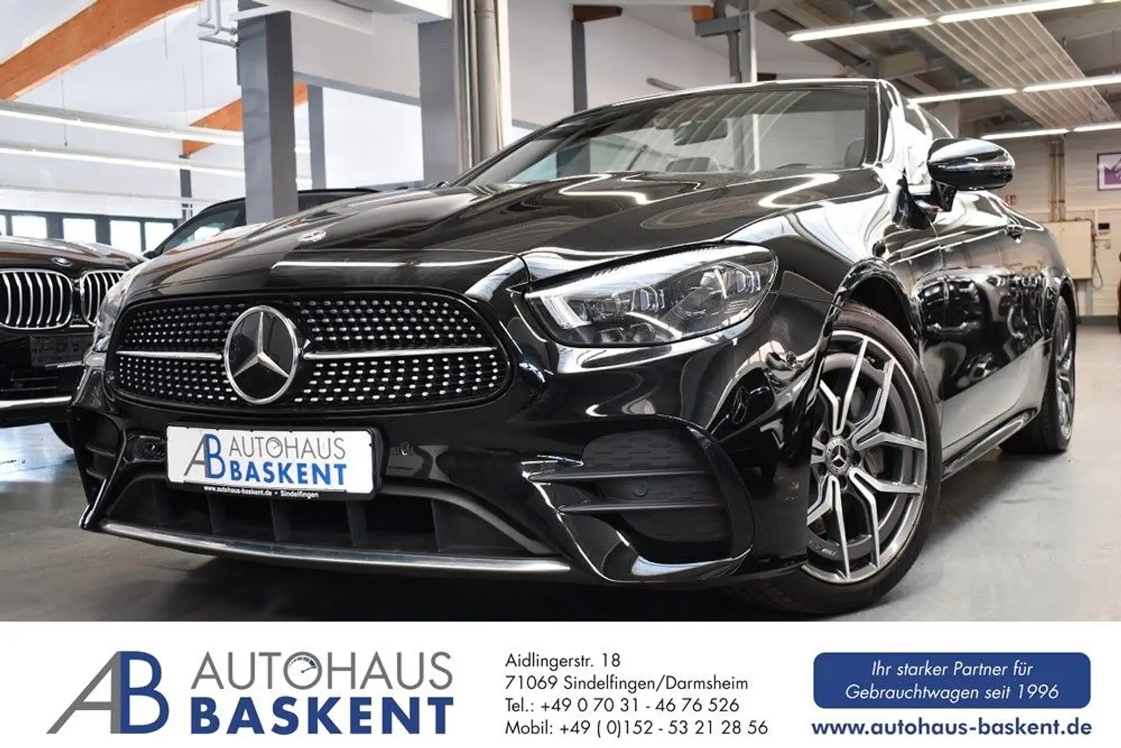 Mercedes-Benz E 220 d CABRIO AMG LINE*KAMERA*LED*SHZ*PDC* Negru - 1