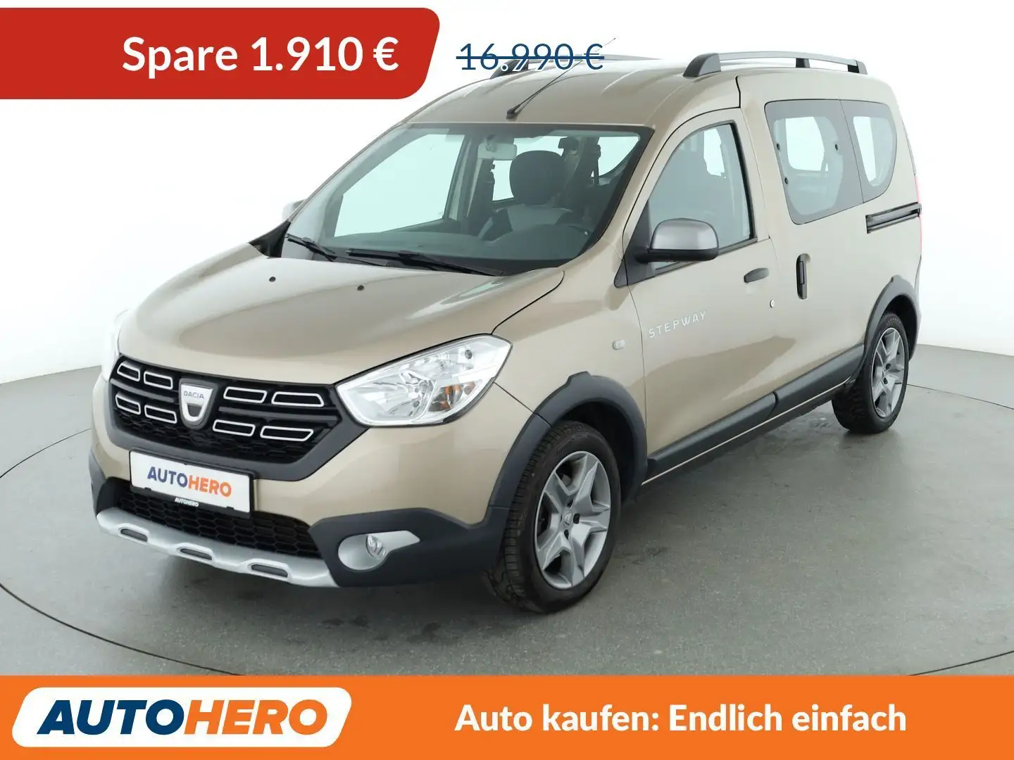 Dacia Dokker 1.3 TCe Stepway *NAVI*TEMPO*PDC*KLIMA*GARANTIE* Braun - 1