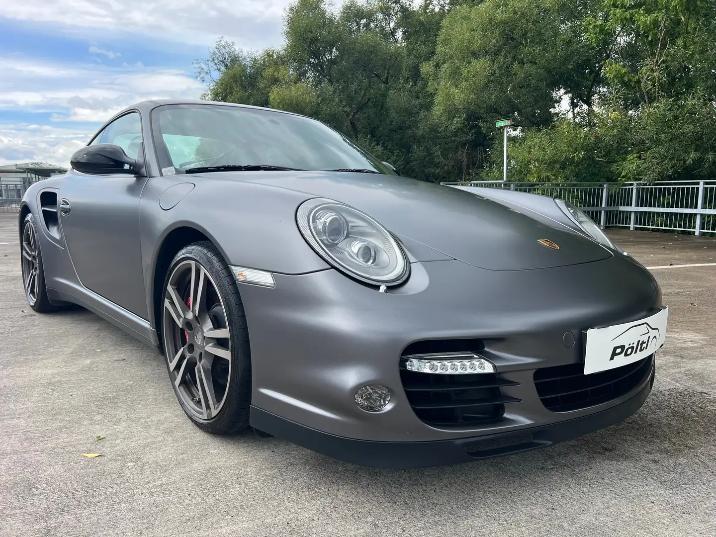 Porsche 911 997.2 Turbo PDK SERVICE NEU TOP ZUSTAND! Gris - 1