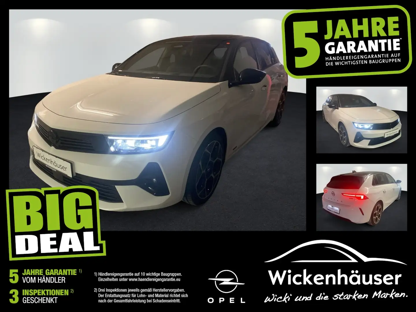 Opel Astra Plugin Ultimate Leder Sitzklima Massage Weiß - 1