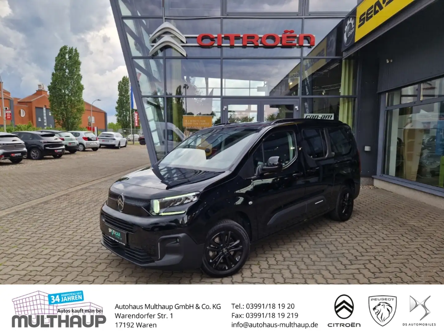 Citroen Berlingo Max XL BlueHDi 130 FAP LED LenkradHZG Schwarz - 1